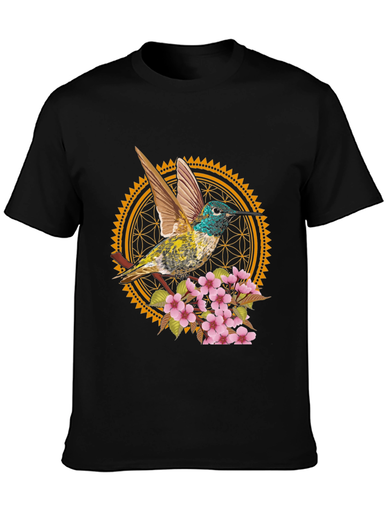Hummingbird Floral Graphic Tee