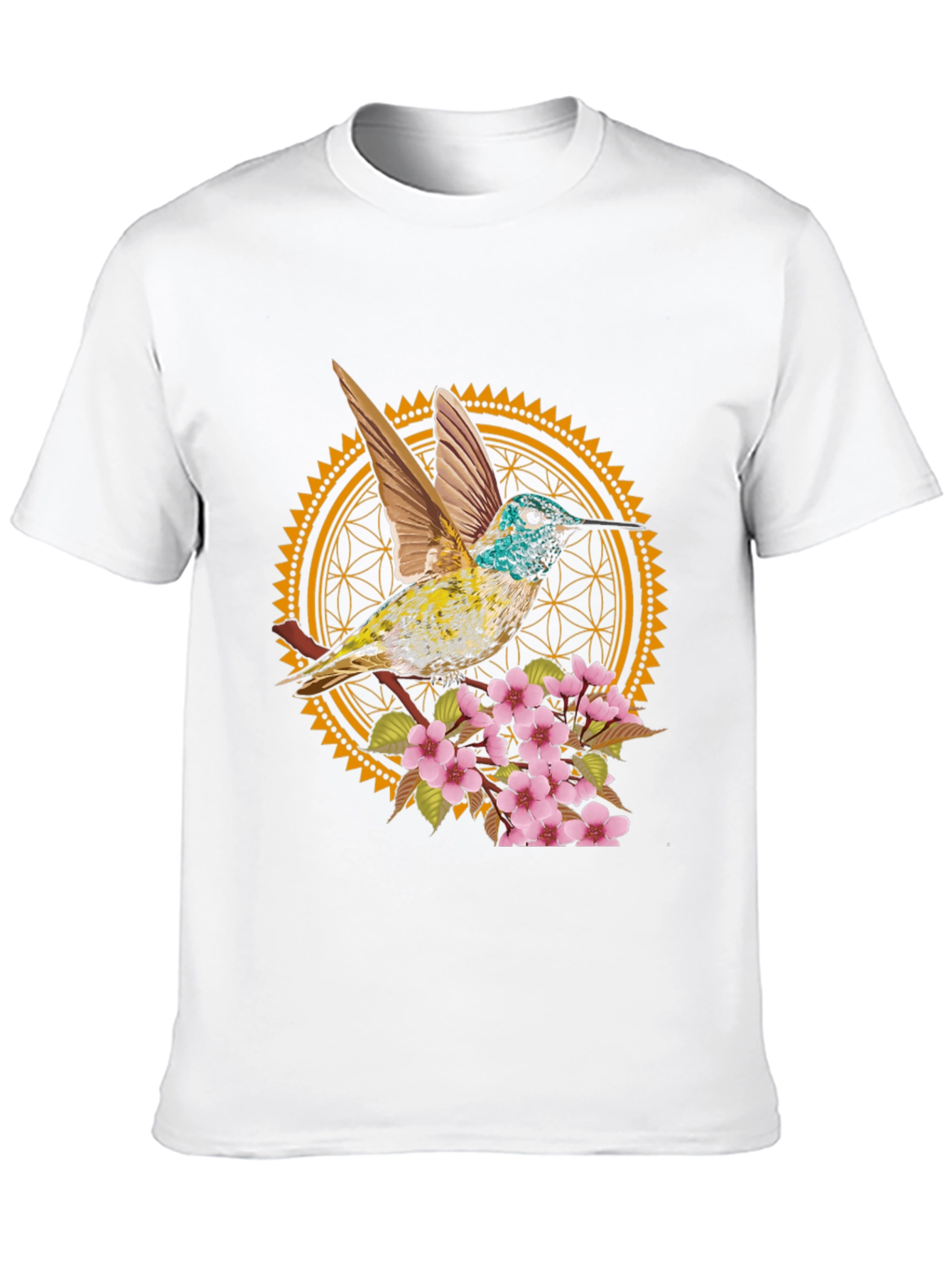 Hummingbird Floral Graphic Tee