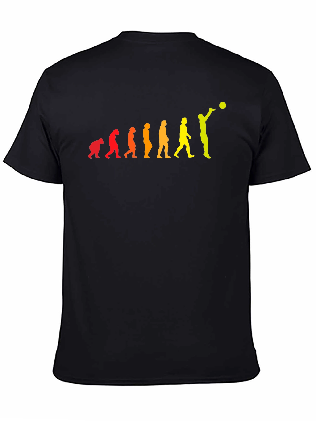 Evolution of Volleyball Player Graphic T-Shirt