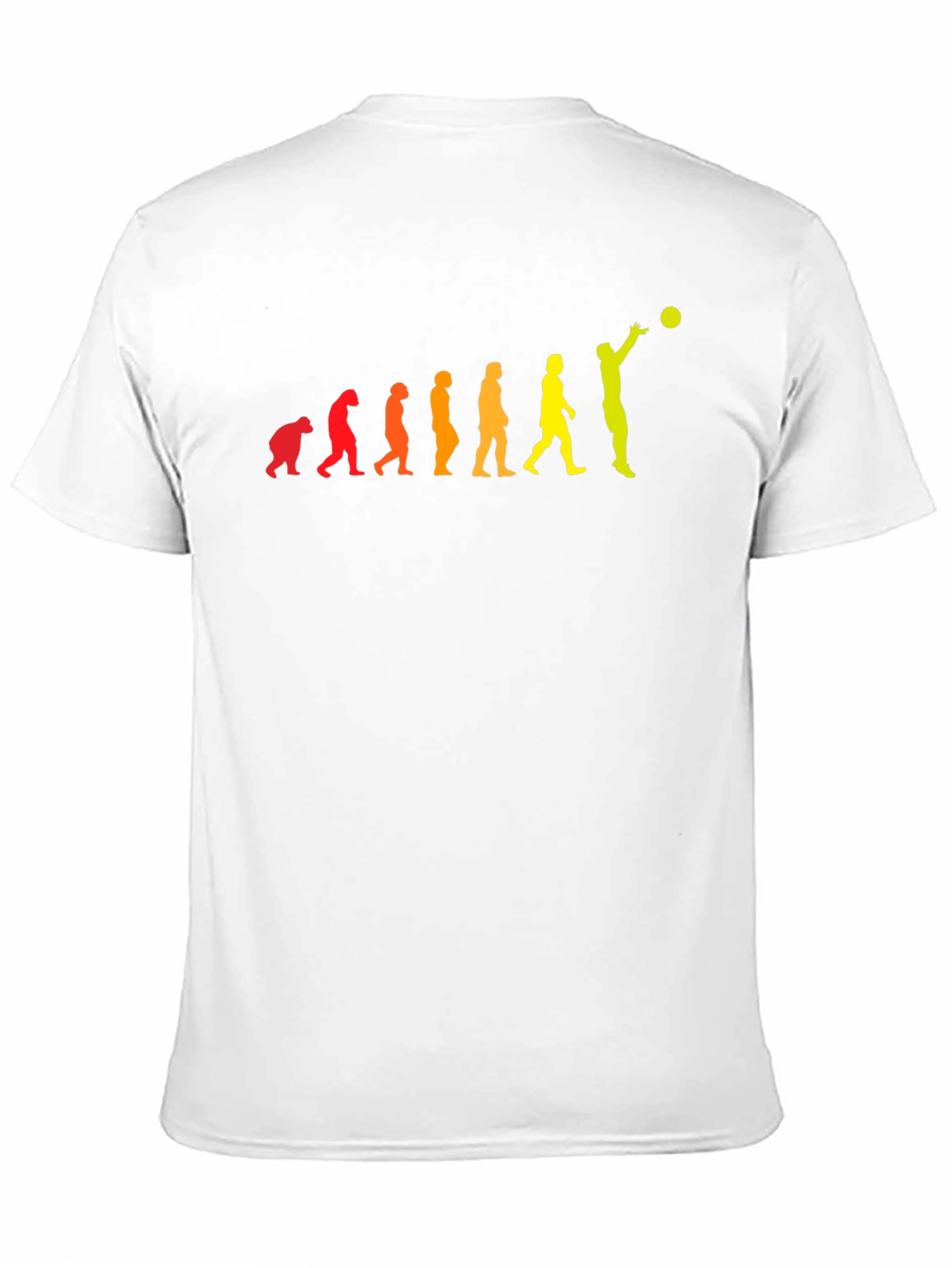 Evolution of Volleyball Player Graphic T-Shirt