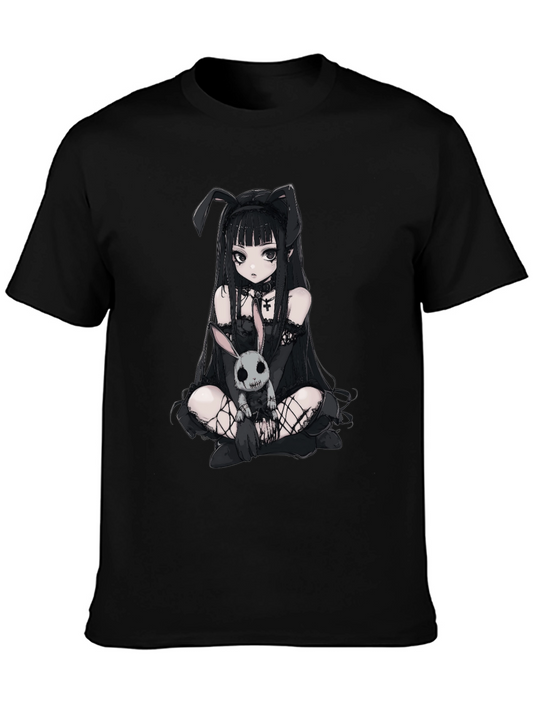 Gothic Anime Bunny Girl T-Shirt