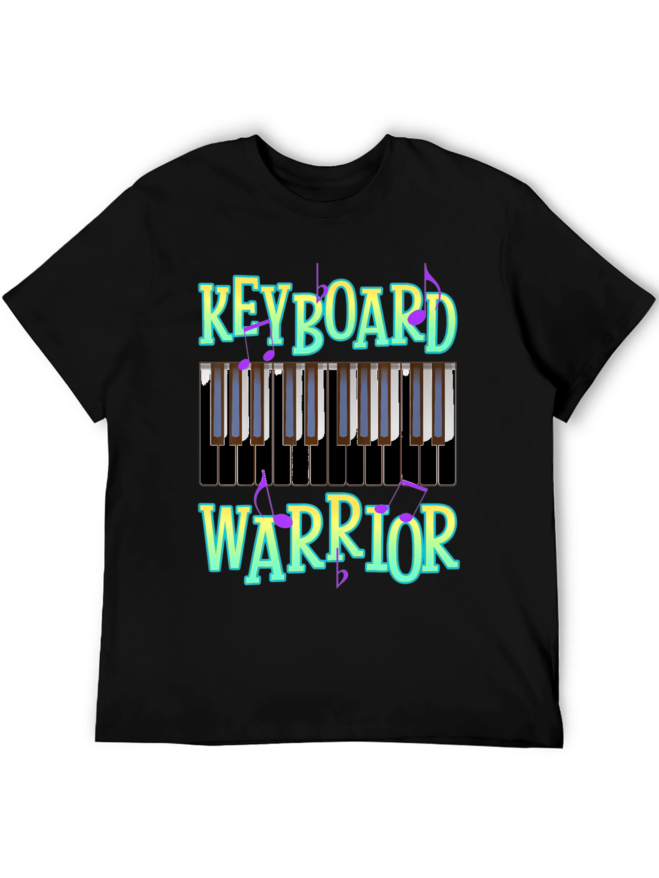 Keyboard Warrior Graphic Tee - Music Lover T-Shirt