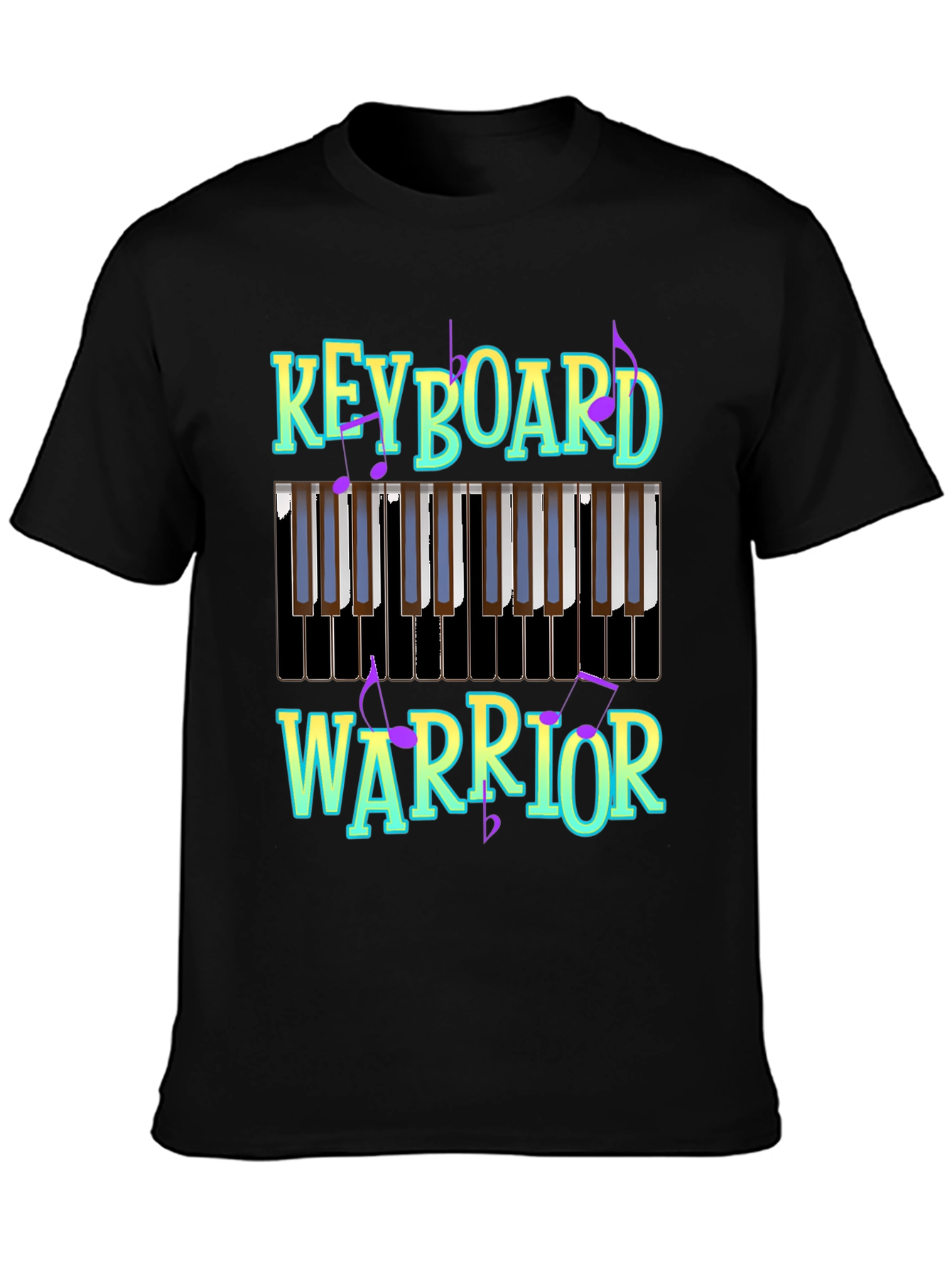 Keyboard Warrior Graphic Tee - Music Lover T-Shirt