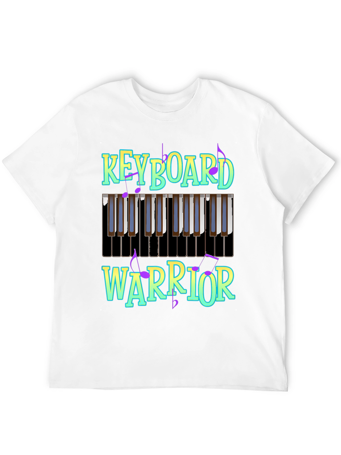 Keyboard Warrior Graphic Tee - Music Lover T-Shirt