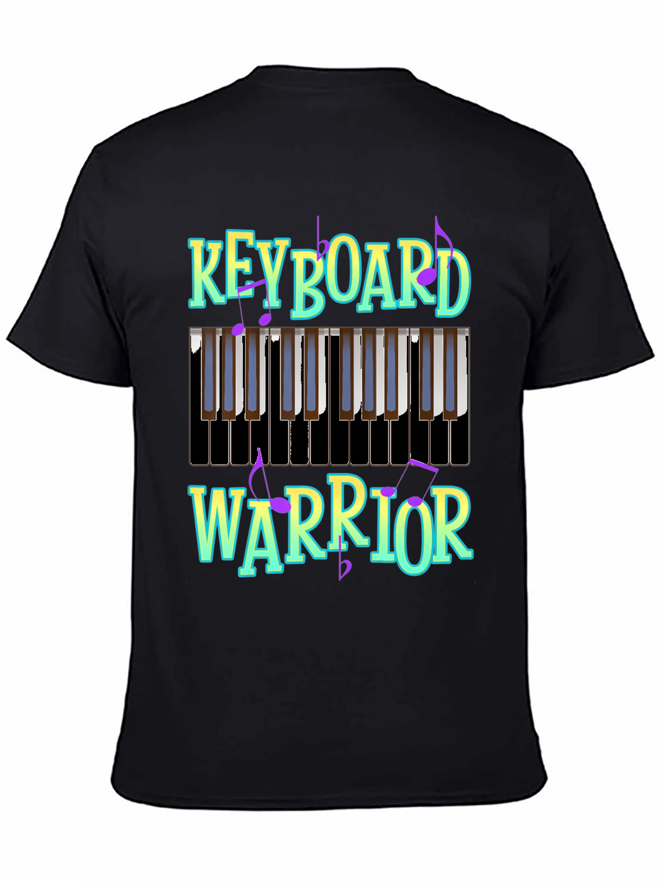 Keyboard Warrior Graphic Tee - Music Lover T-Shirt