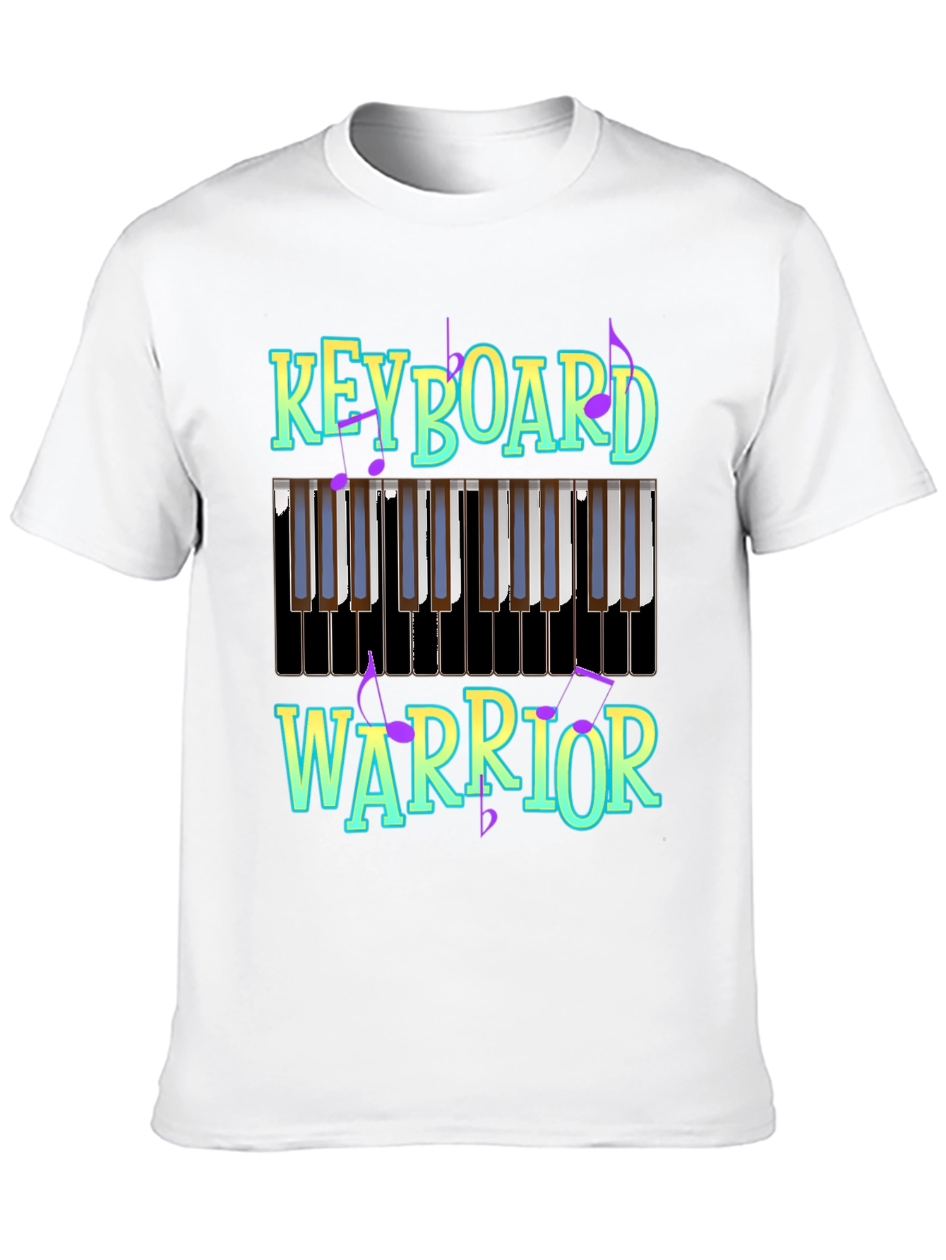 Keyboard Warrior Graphic Tee - Music Lover T-Shirt