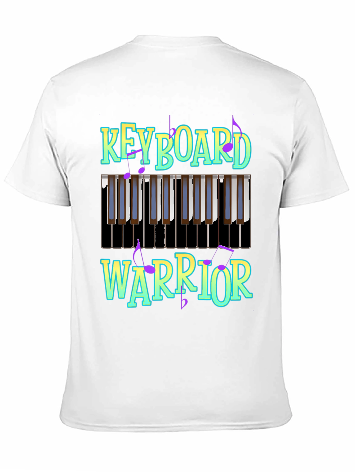 Keyboard Warrior Graphic Tee - Music Lover T-Shirt