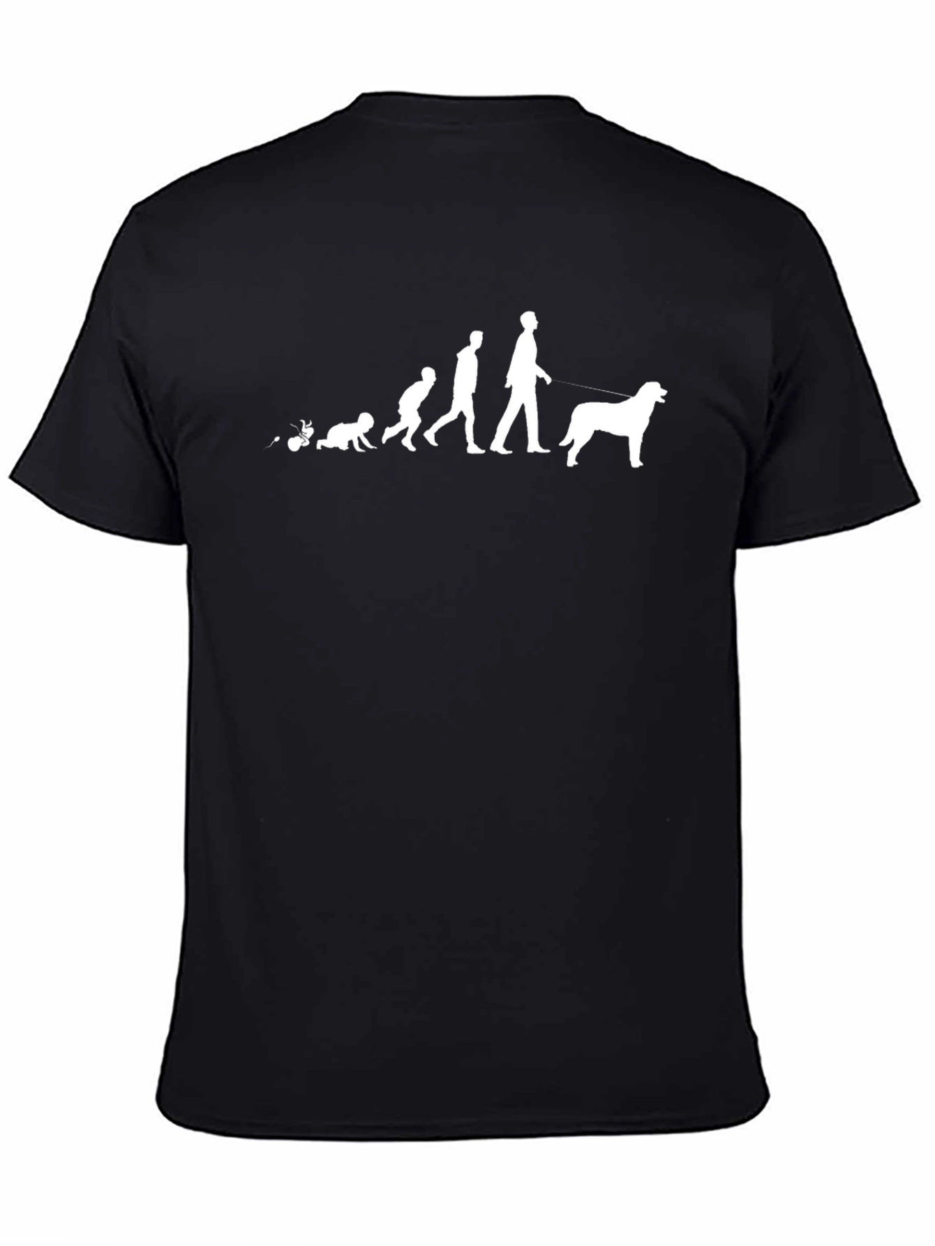 Evolution of Man and Dog T-Shirt