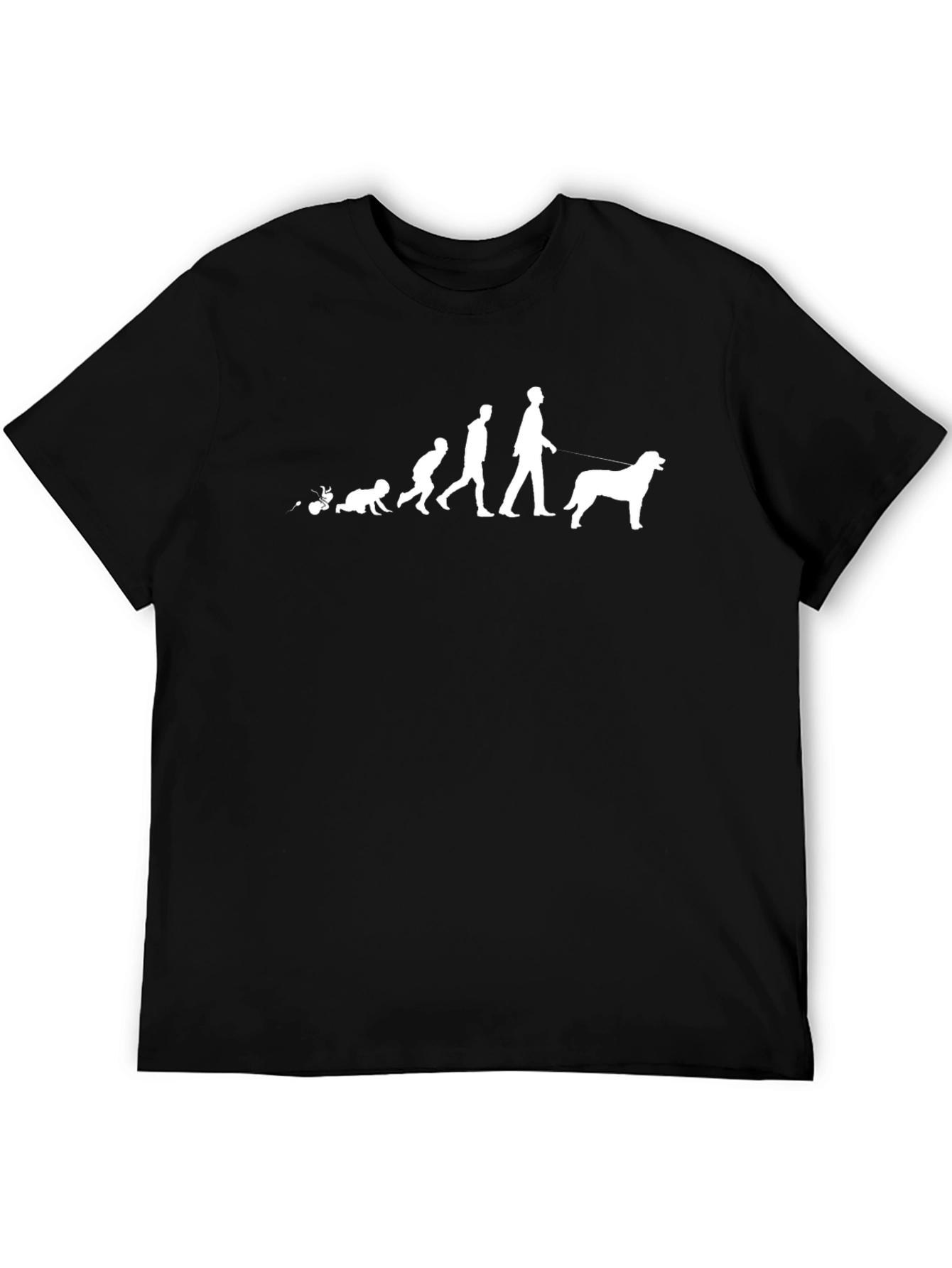 Evolution of Man and Dog T-Shirt