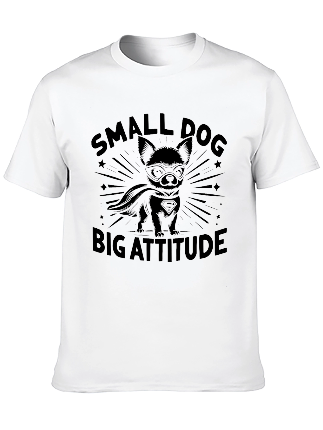 Small Dog Big Attitude Graphic Tee