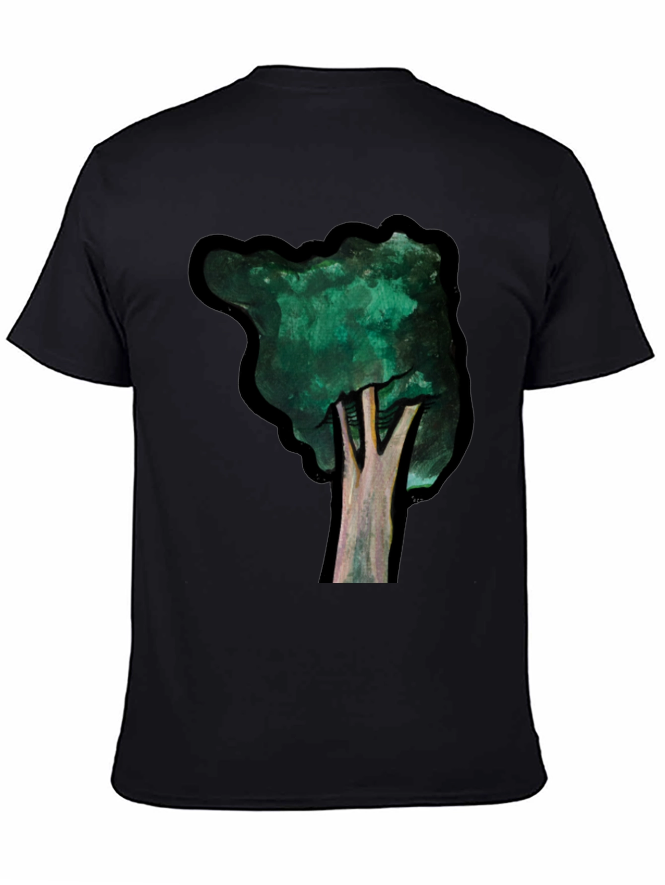 Abstract Tree Graphic Tee - Nature Inspired T-Shirt
