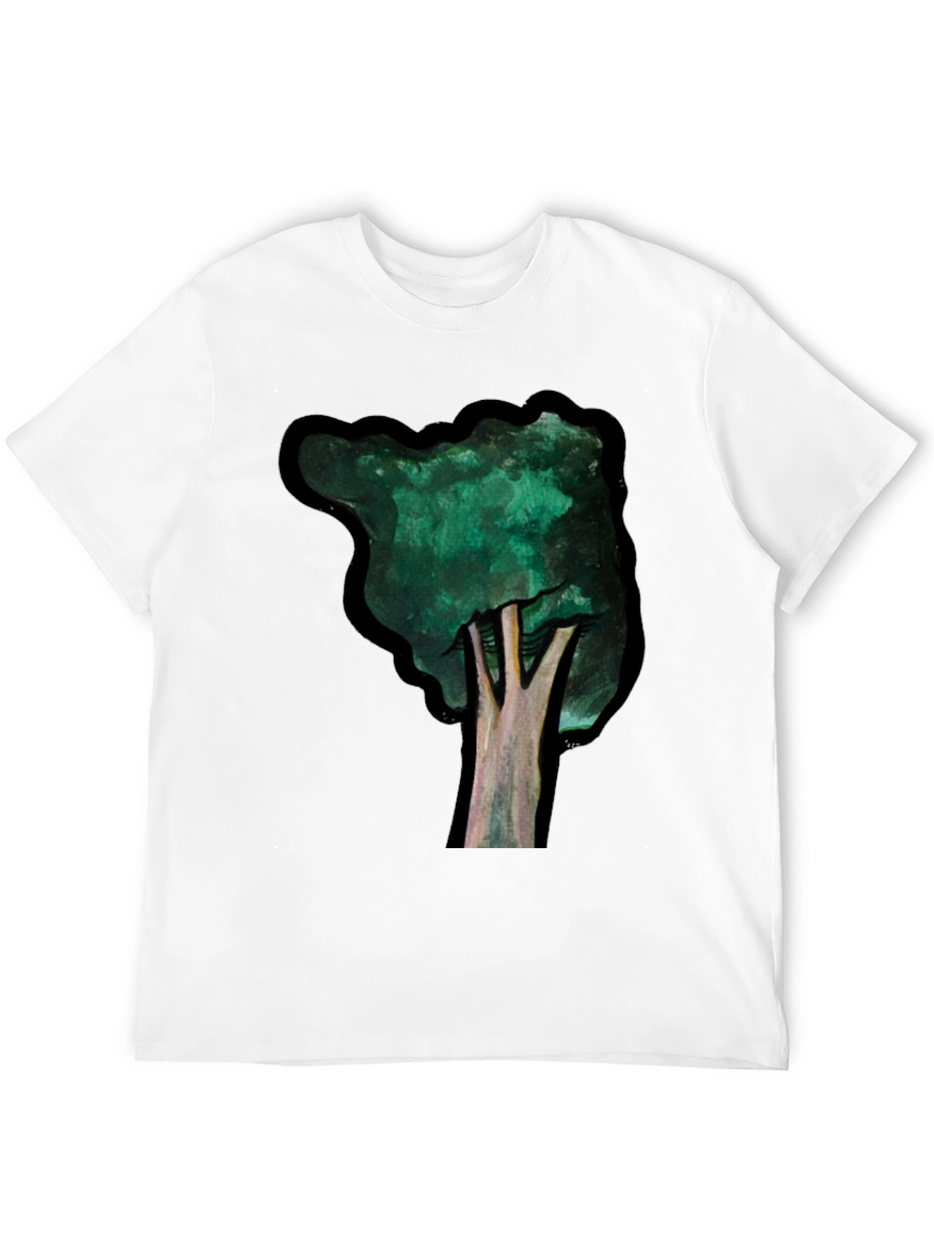 Abstract Tree Graphic Tee - Nature Inspired T-Shirt