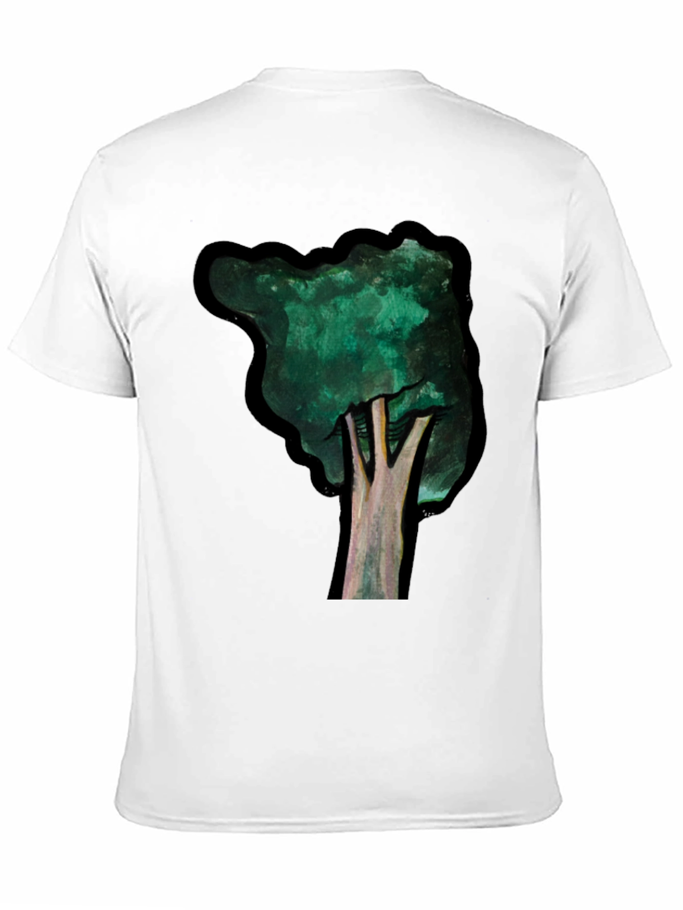 Abstract Tree Graphic Tee - Nature Inspired T-Shirt