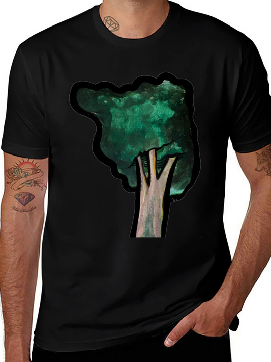 Abstract Tree Graphic Tee - Nature Inspired T-Shirt