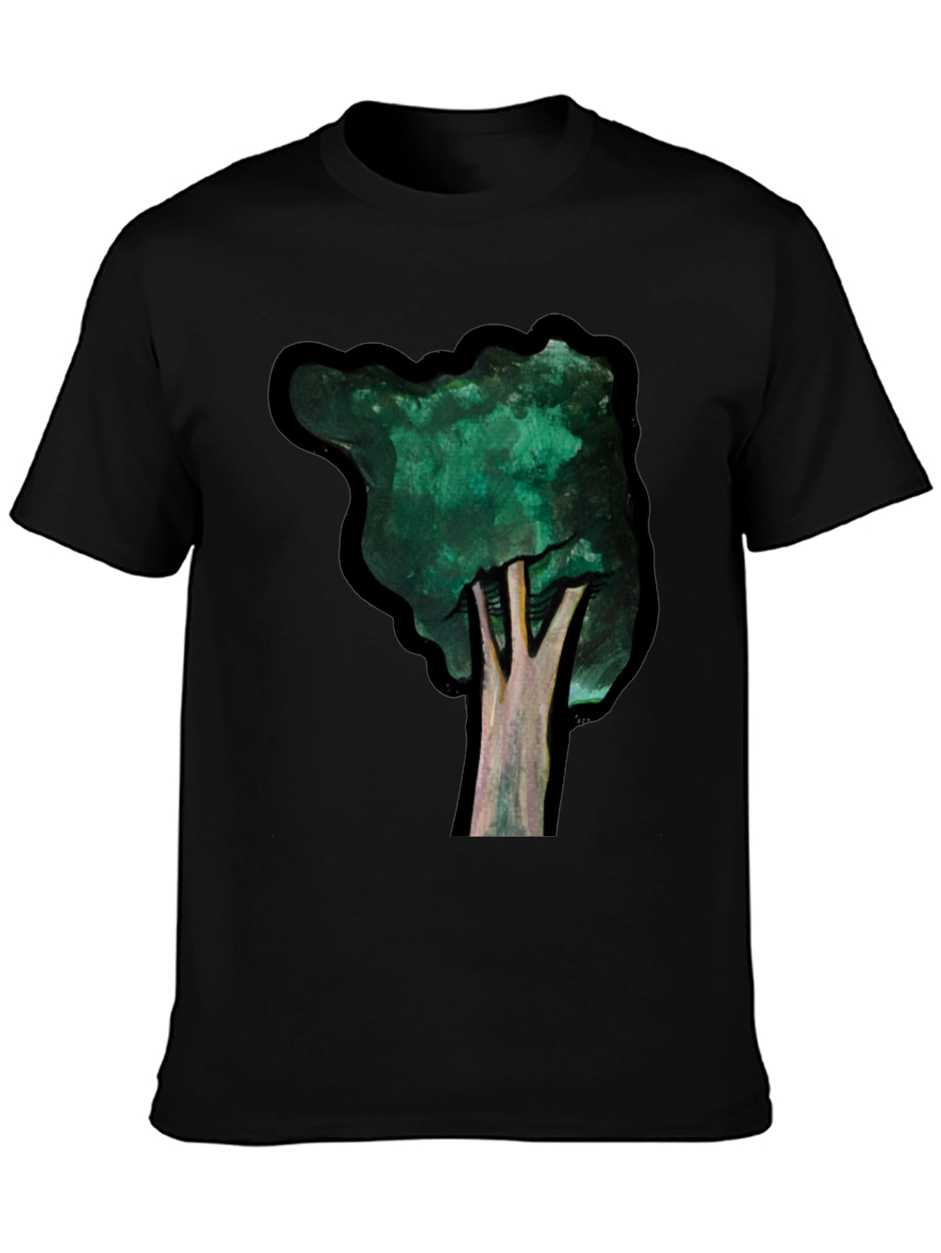Abstract Tree Graphic Tee - Nature Inspired T-Shirt