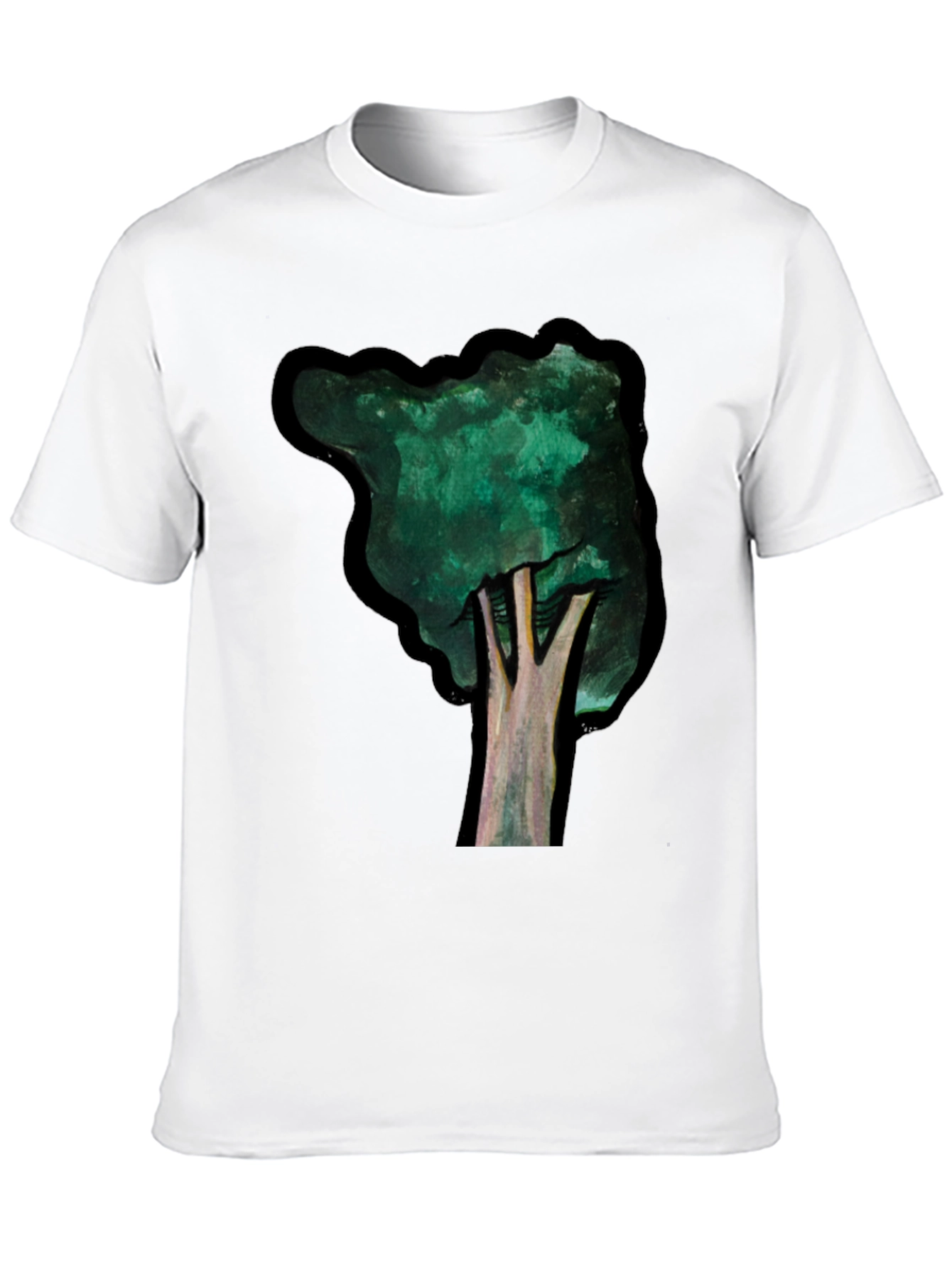 Abstract Tree Graphic Tee - Nature Inspired T-Shirt
