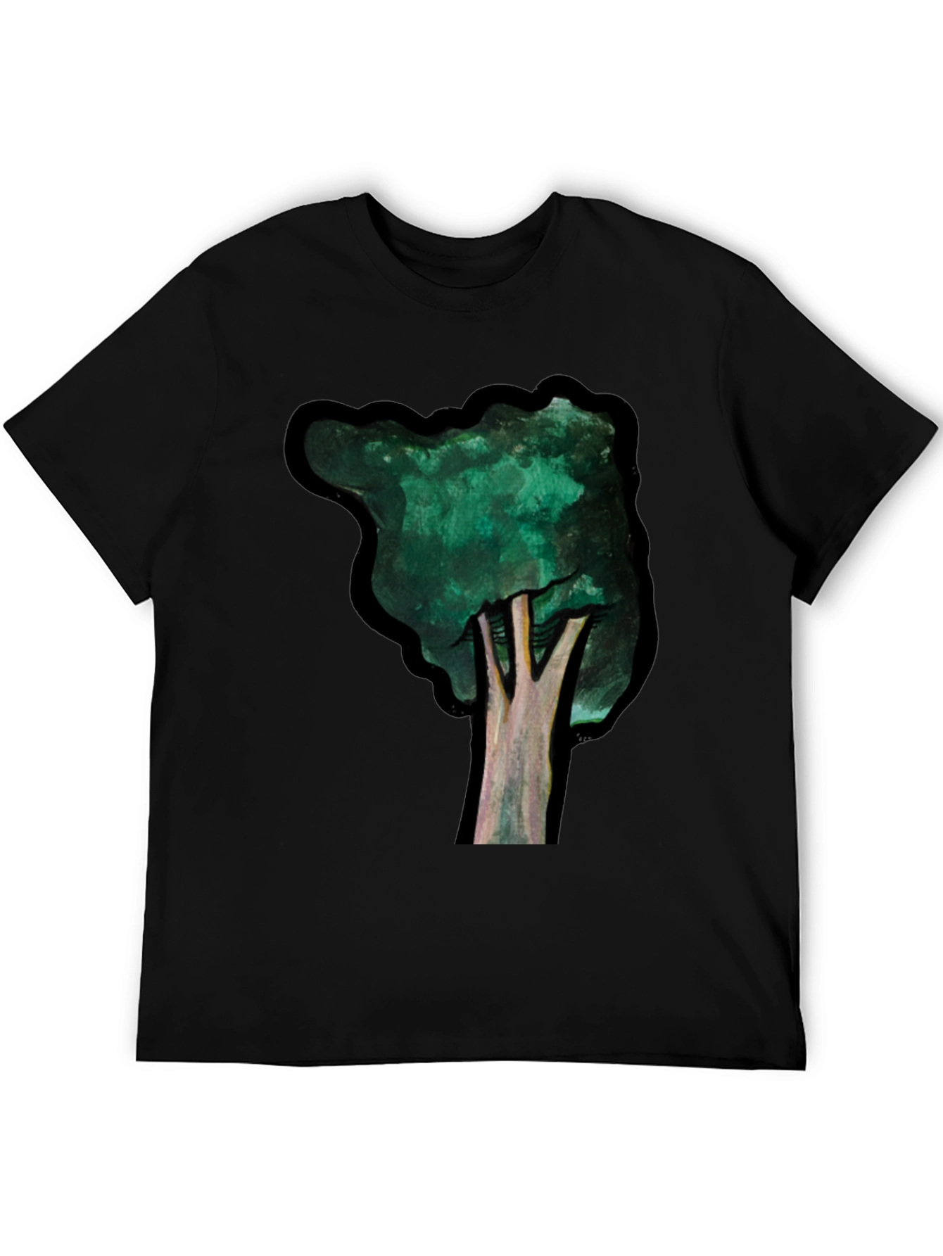 Abstract Tree Graphic Tee - Nature Inspired T-Shirt