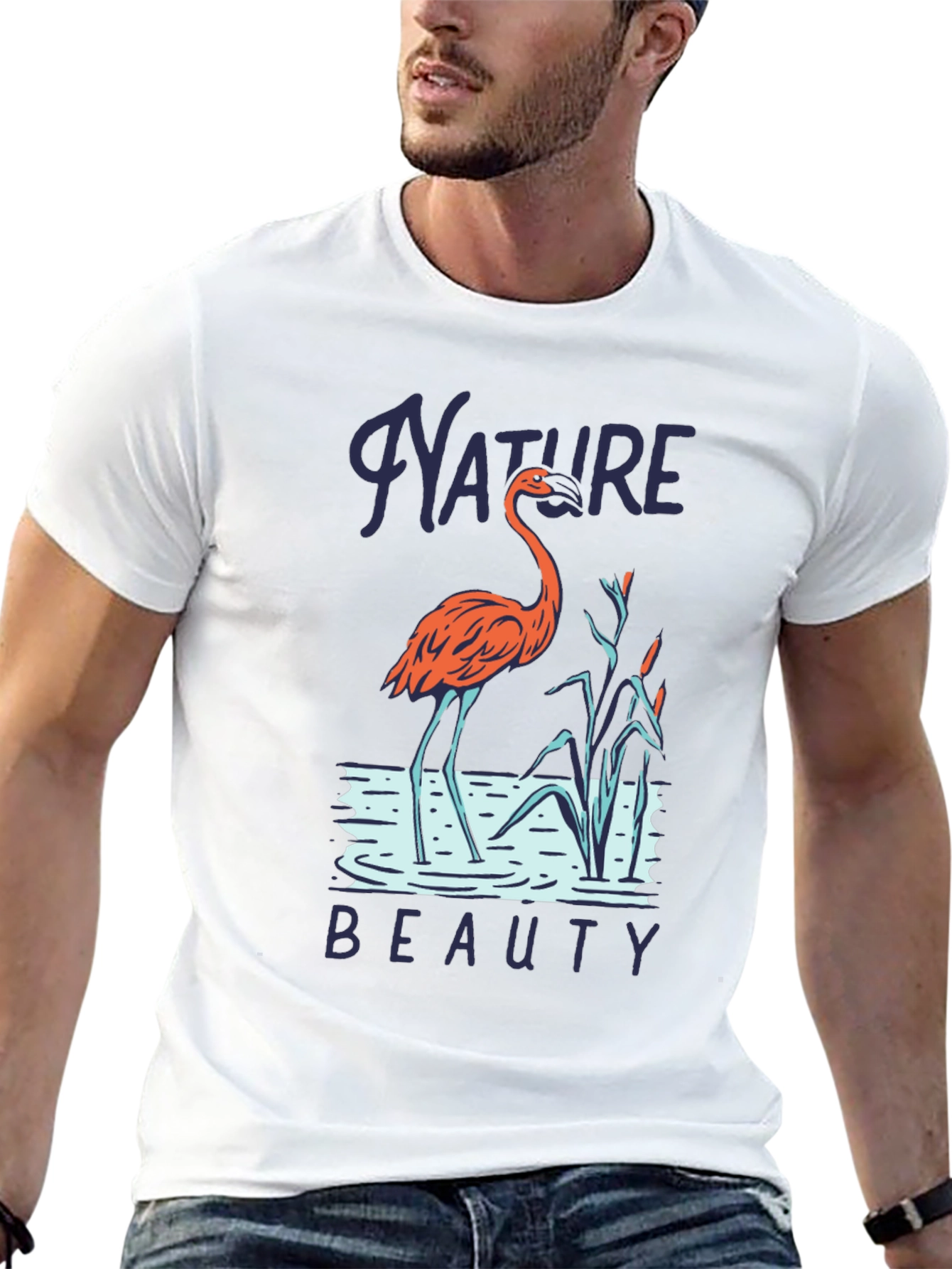 Nature Beauty Flamingo T-Shirt