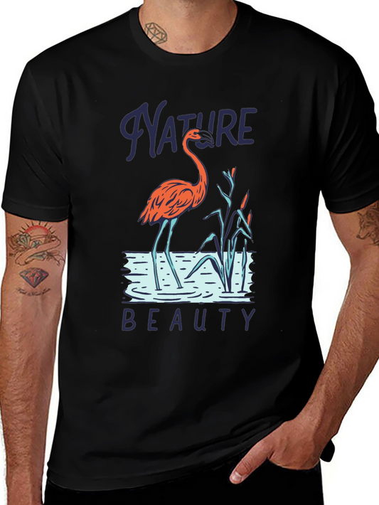 Nature Beauty Flamingo T-Shirt