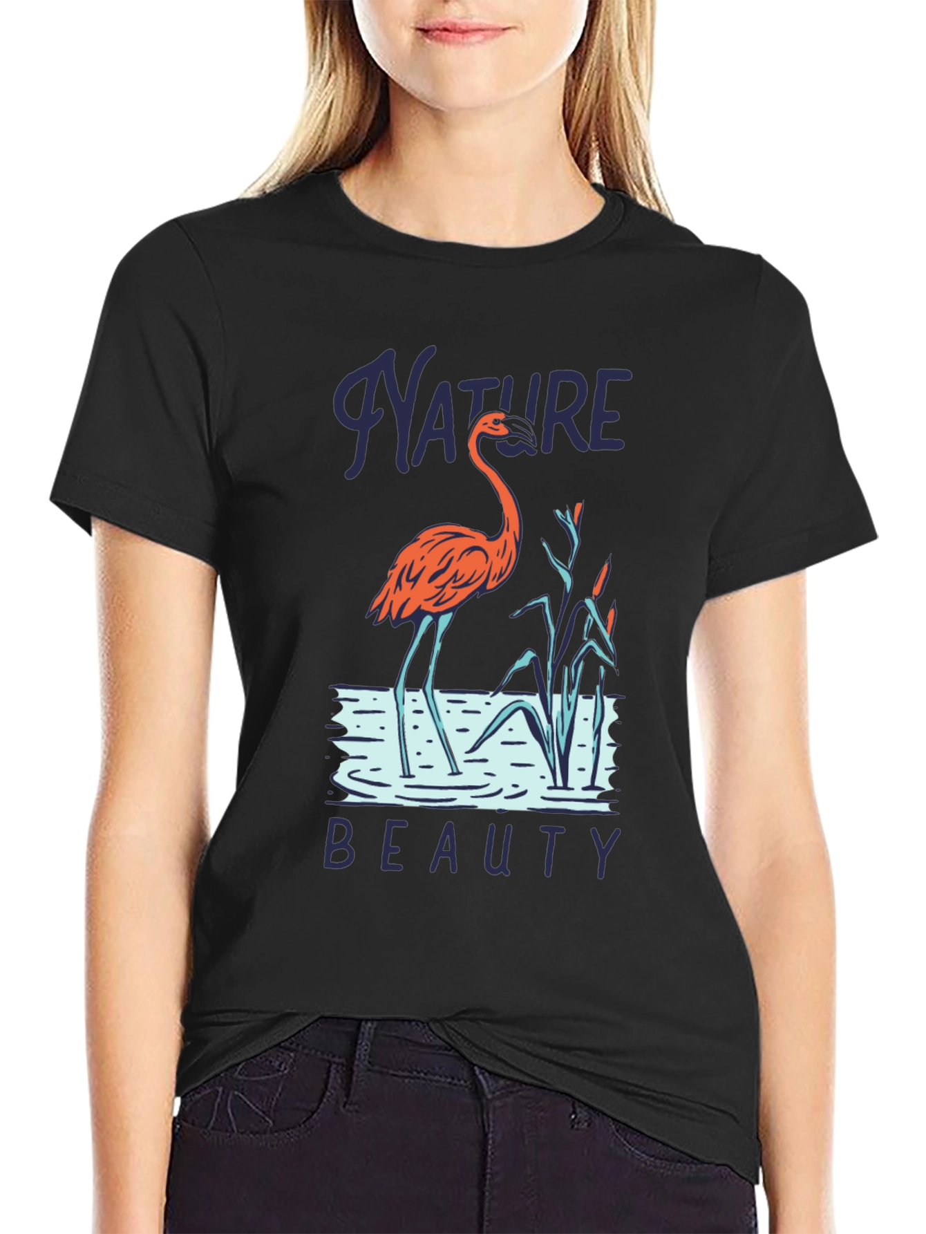 Nature Beauty Flamingo T-Shirt