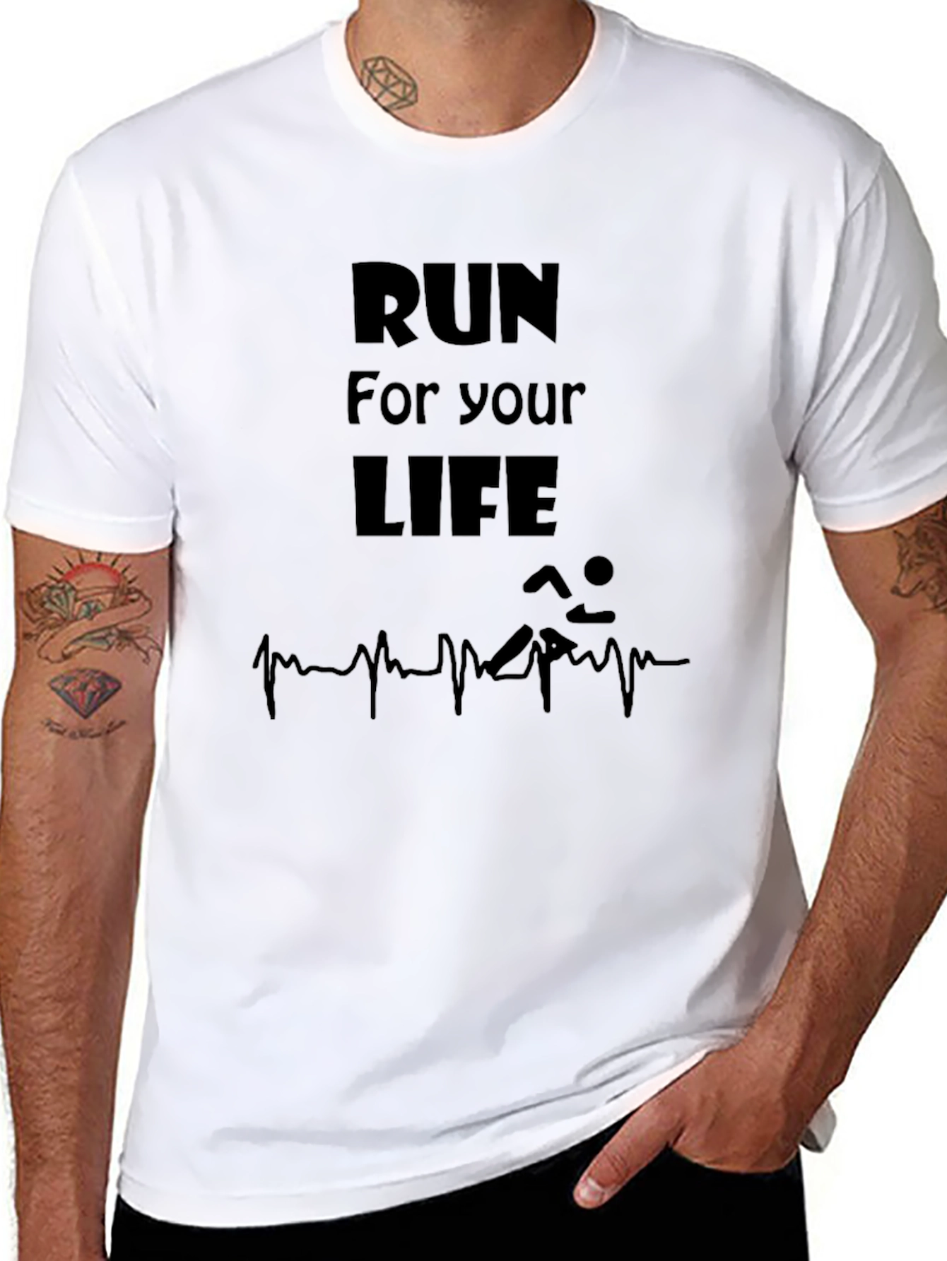 Run For Your Life Graphic Tee