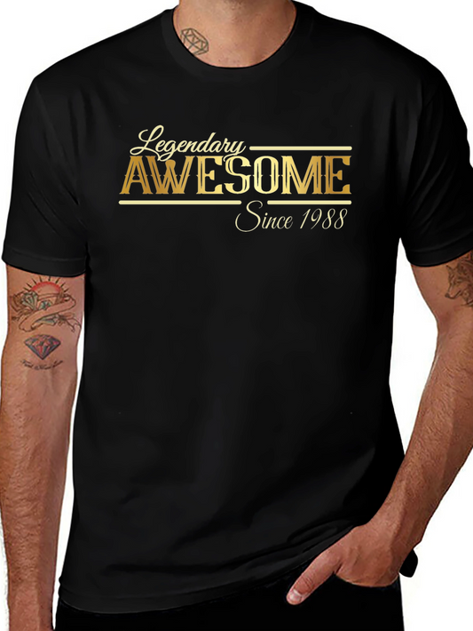 Legendary Awesome Since 1988 Black T-Shirt