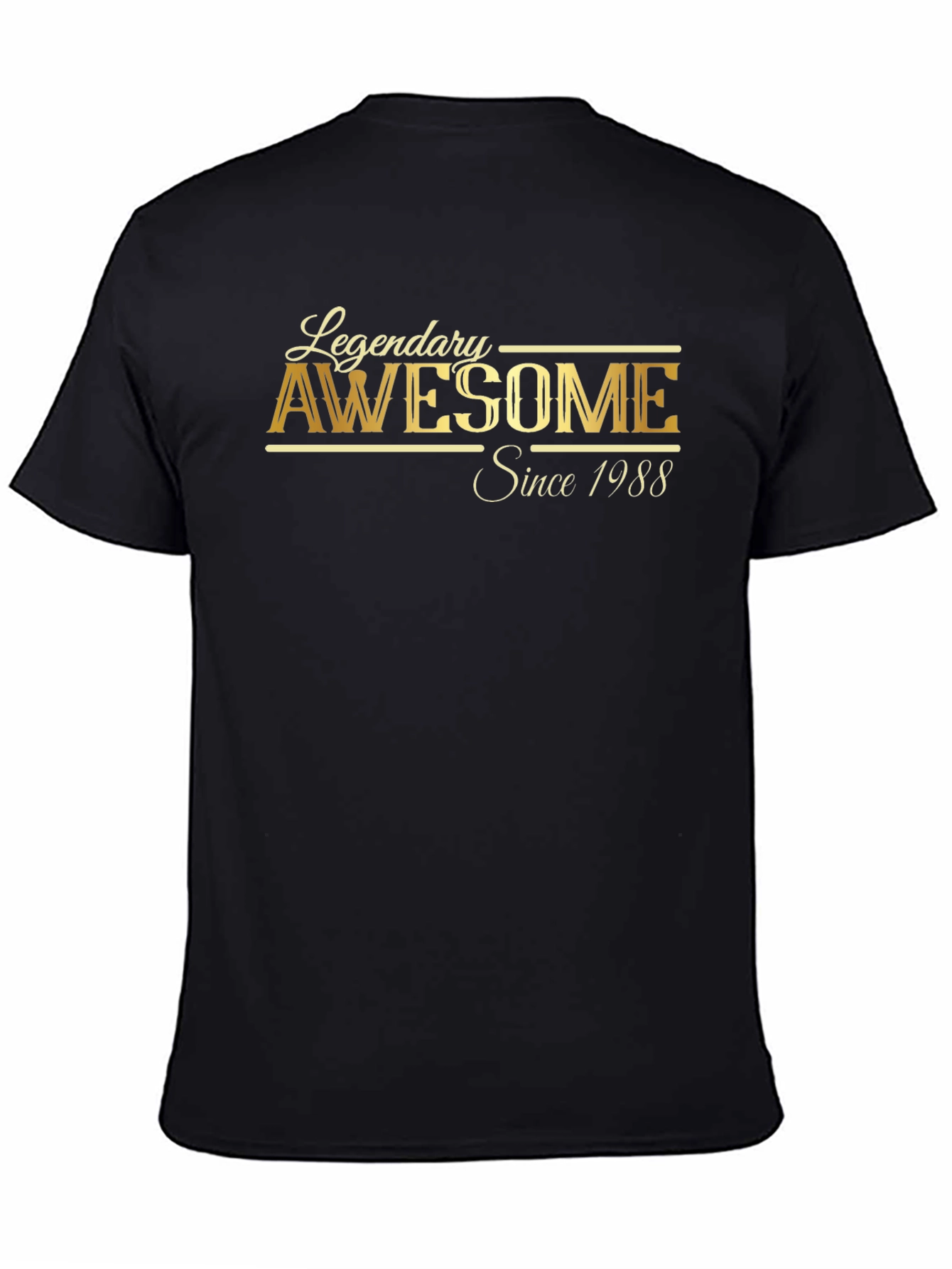 Legendary Awesome Since 1988 Black T-Shirt