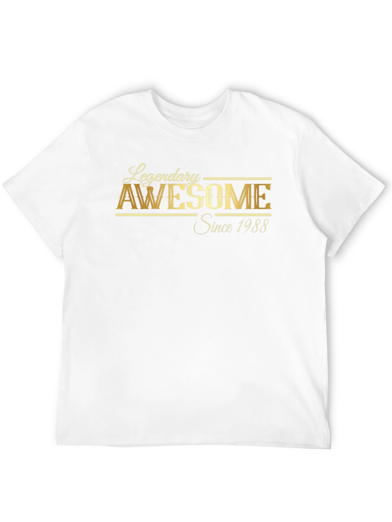 Legendary Awesome Since 1988 Black T-Shirt