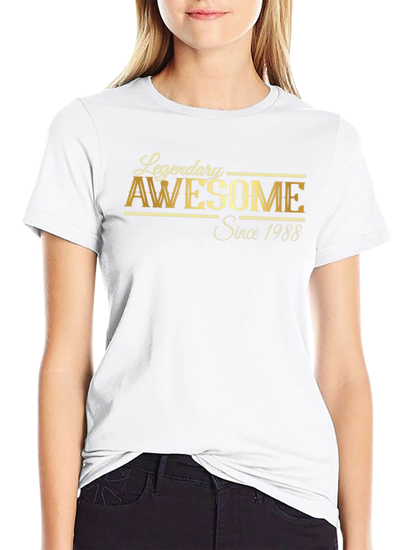 Legendary Awesome Since 1988 Black T-Shirt