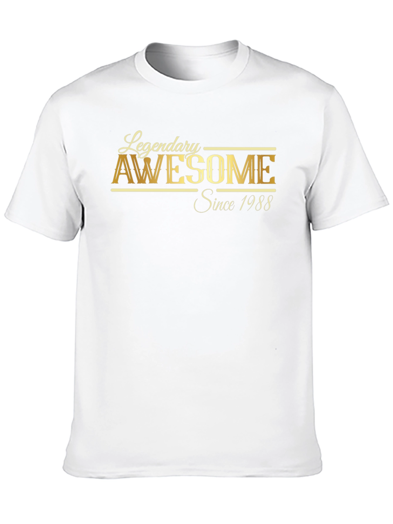 Legendary Awesome Since 1988 Black T-Shirt