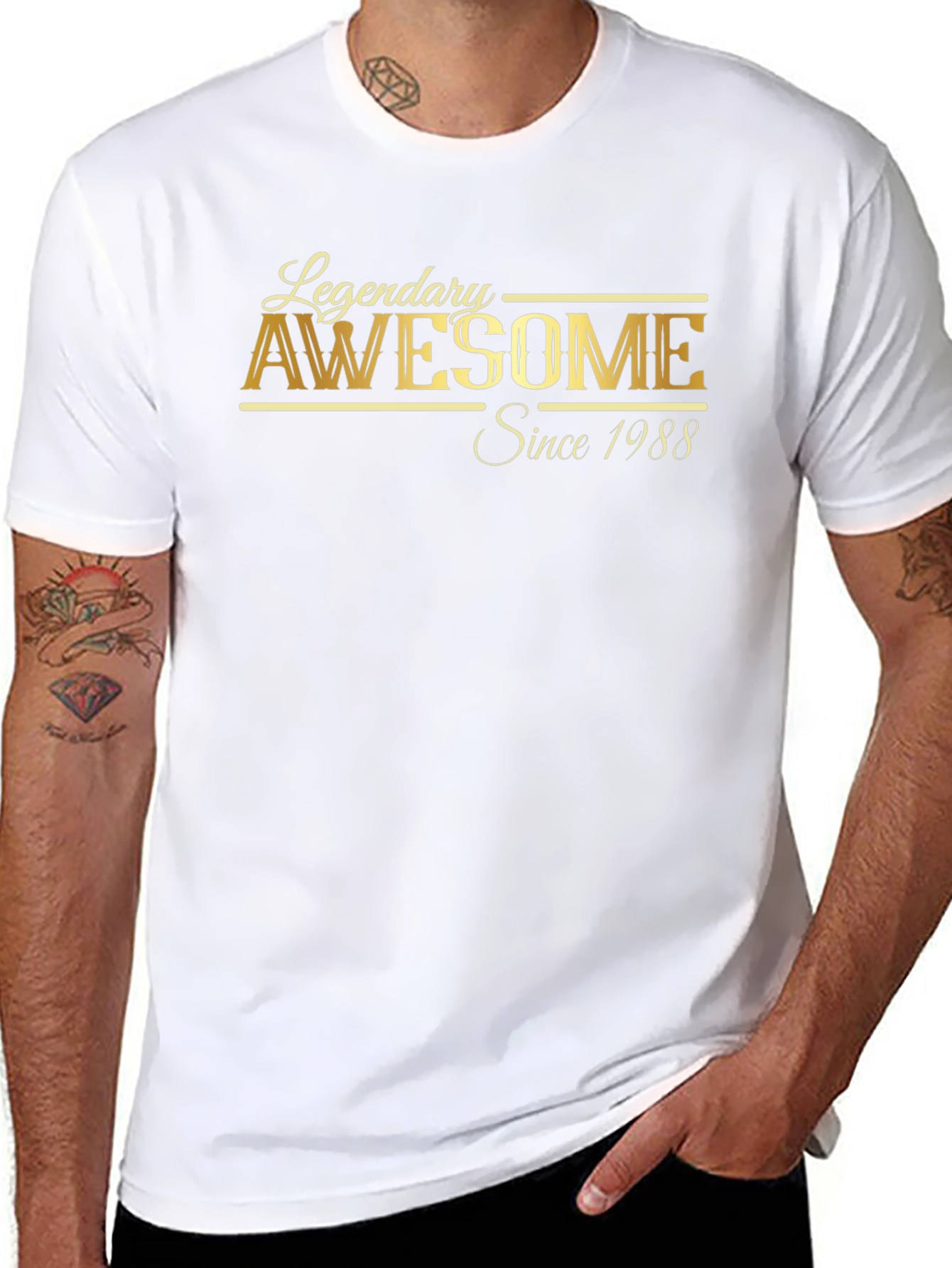 Legendary Awesome Since 1988 Black T-Shirt