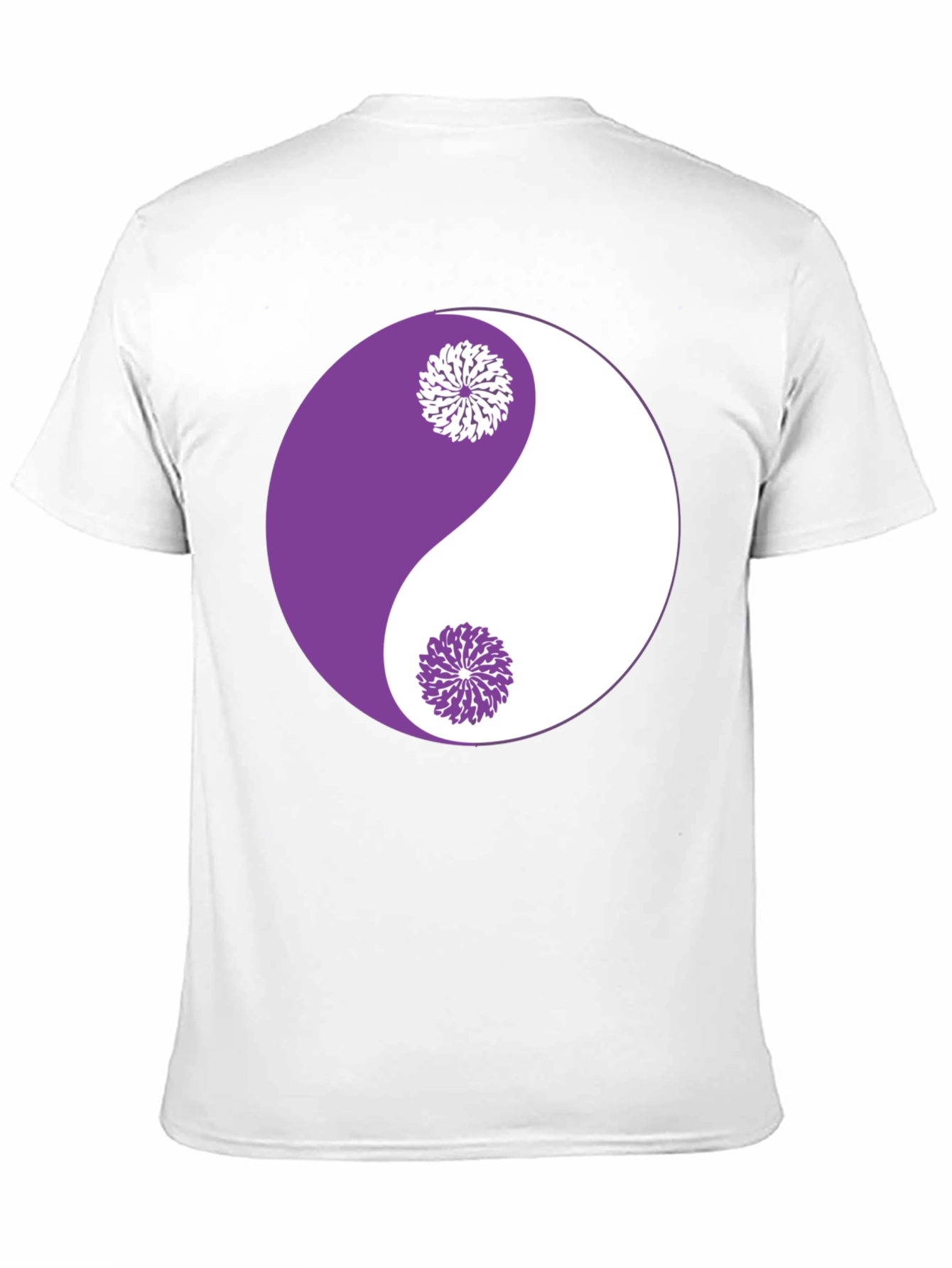 Yin Yang Floral Graphic T-Shirt