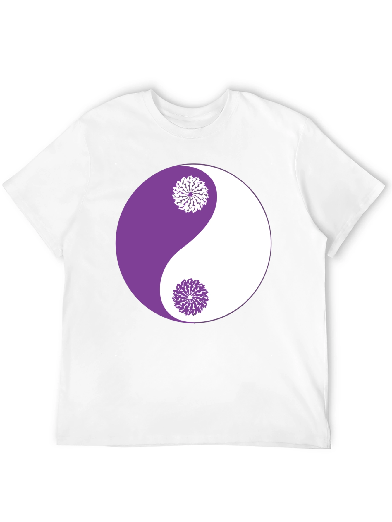 Yin Yang Floral Graphic T-Shirt