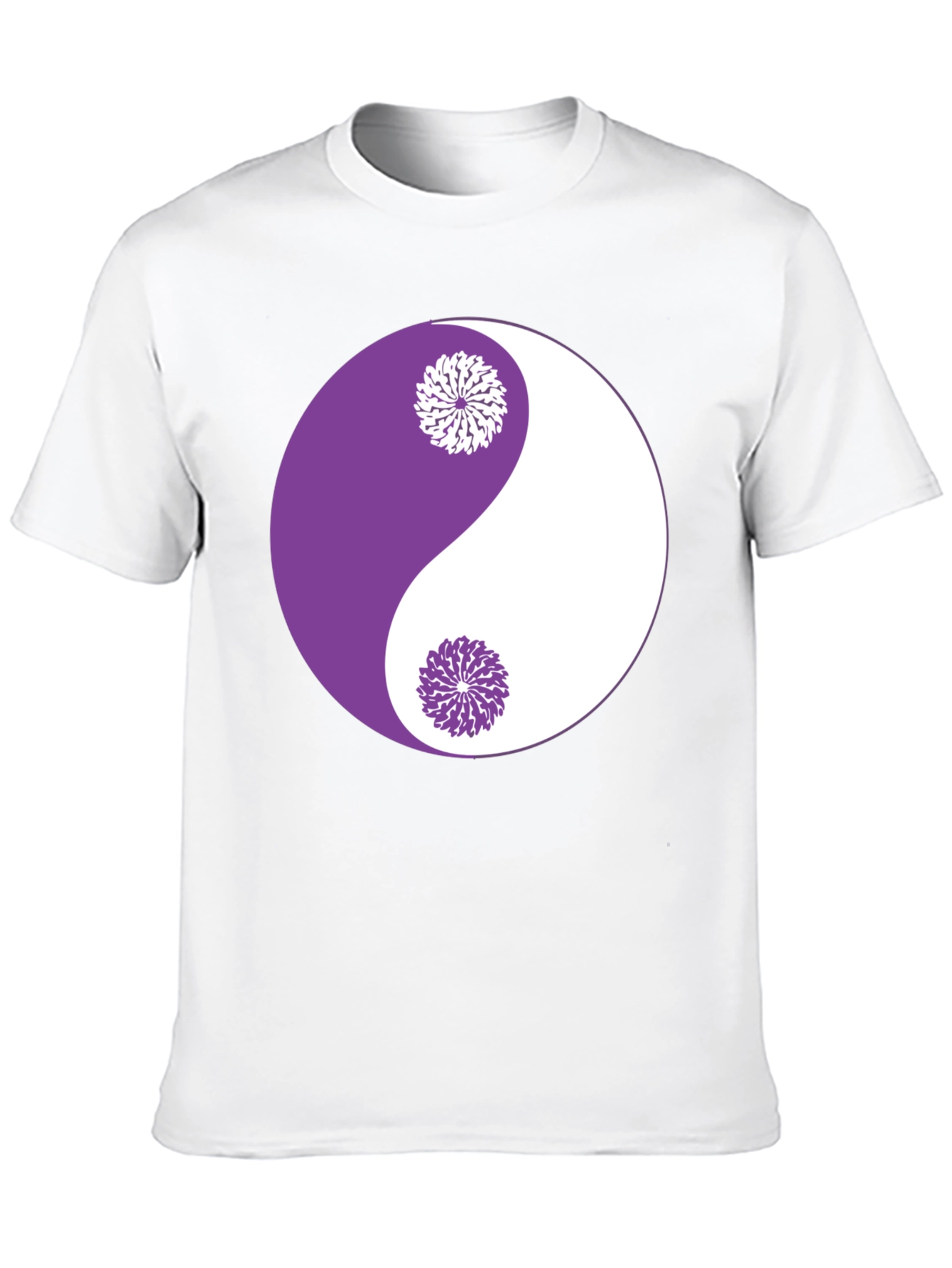 Yin Yang Floral Graphic T-Shirt