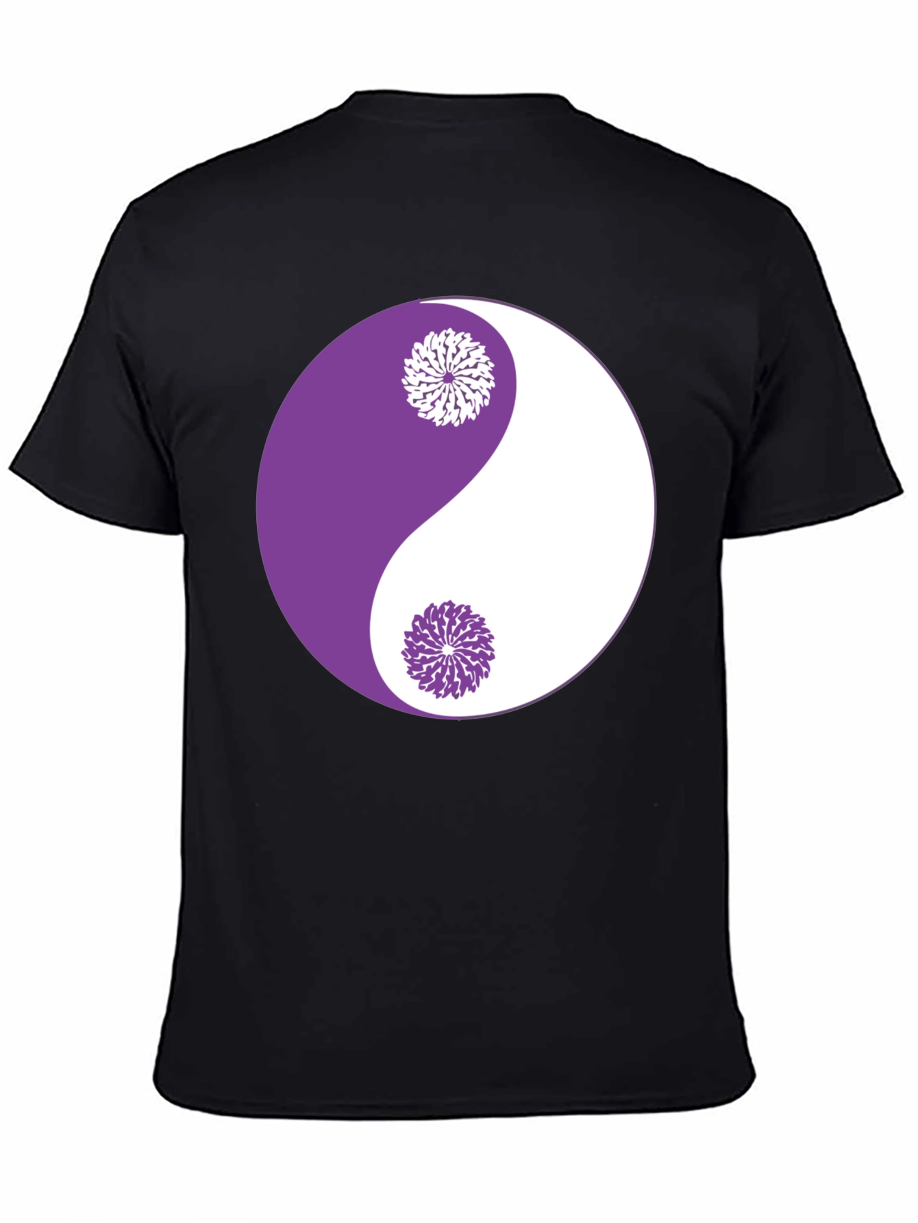 Yin Yang Floral Graphic T-Shirt