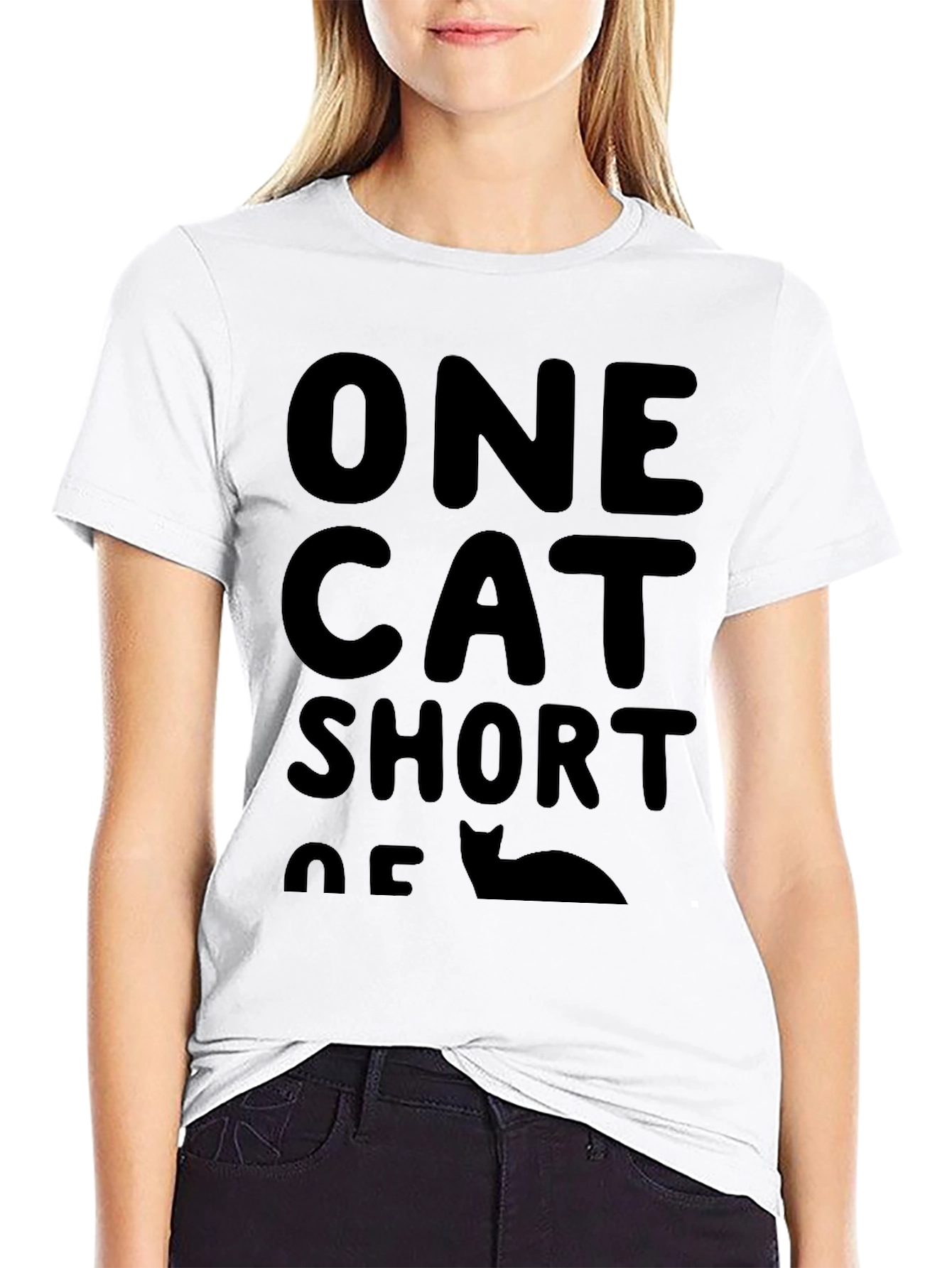 One Cat Short T-Shirt