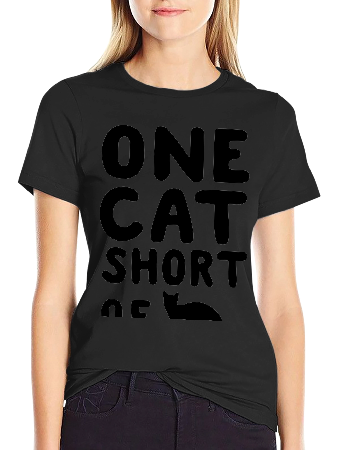 One Cat Short T-Shirt