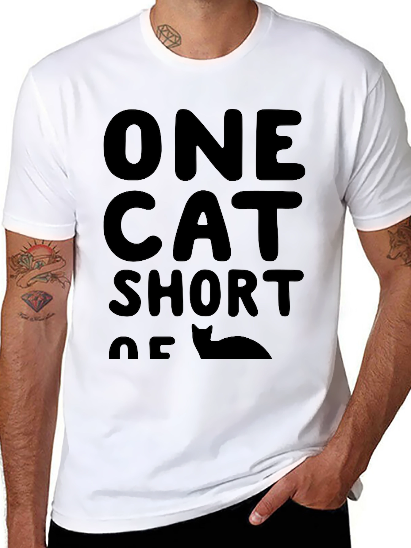 One Cat Short T-Shirt