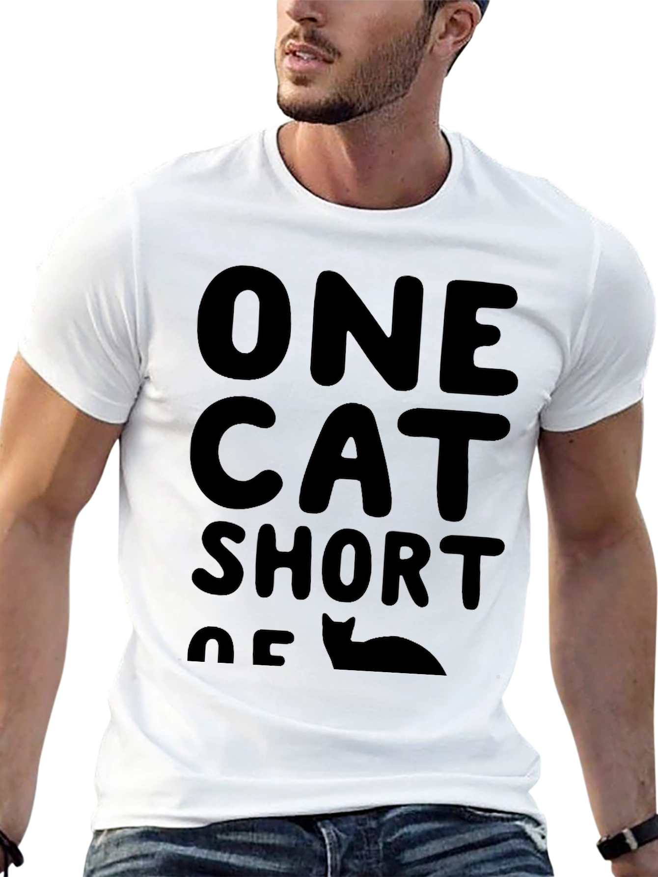 One Cat Short T-Shirt