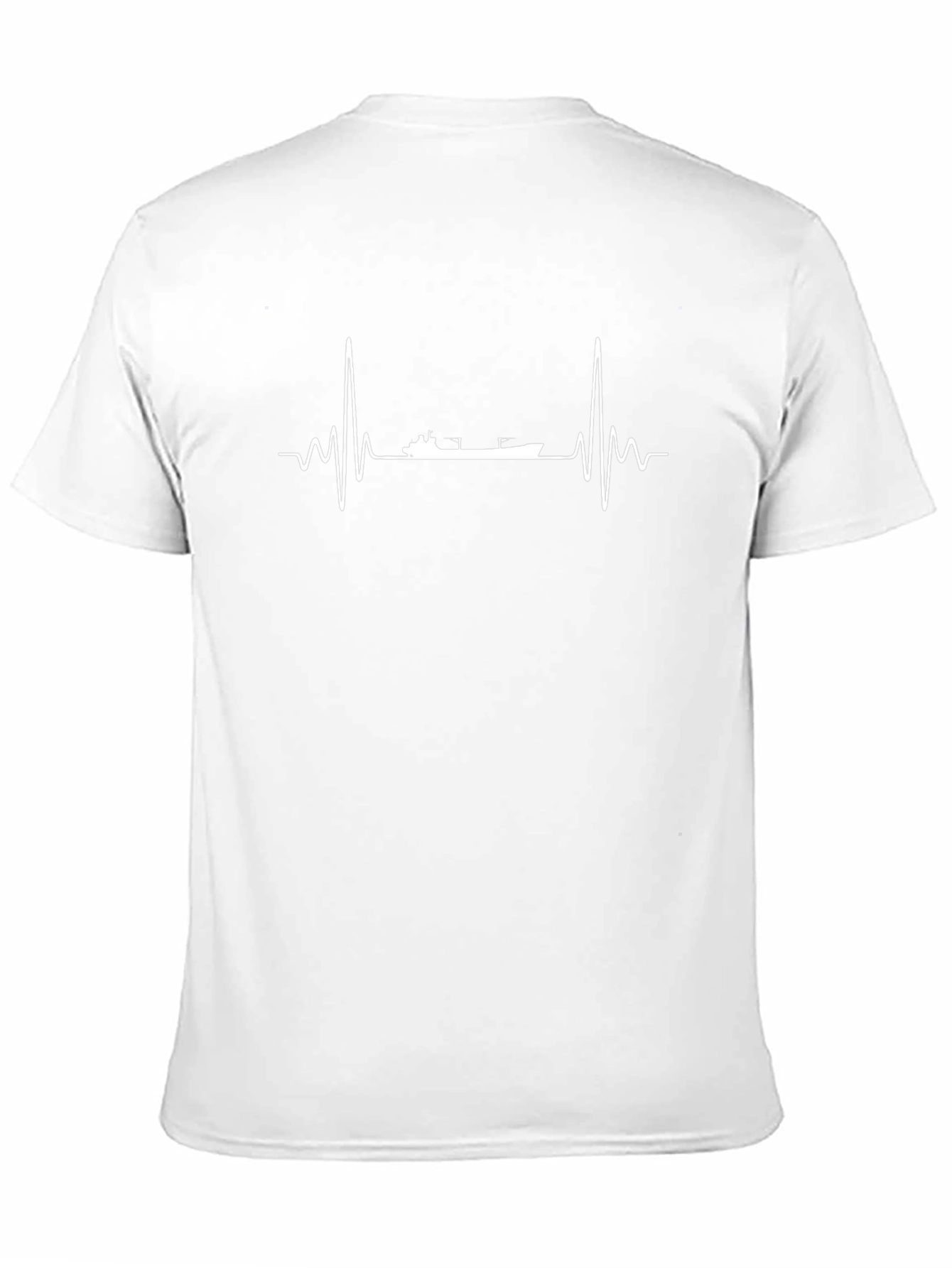 Heartbeat Ship T-Shirt - Nautical Love