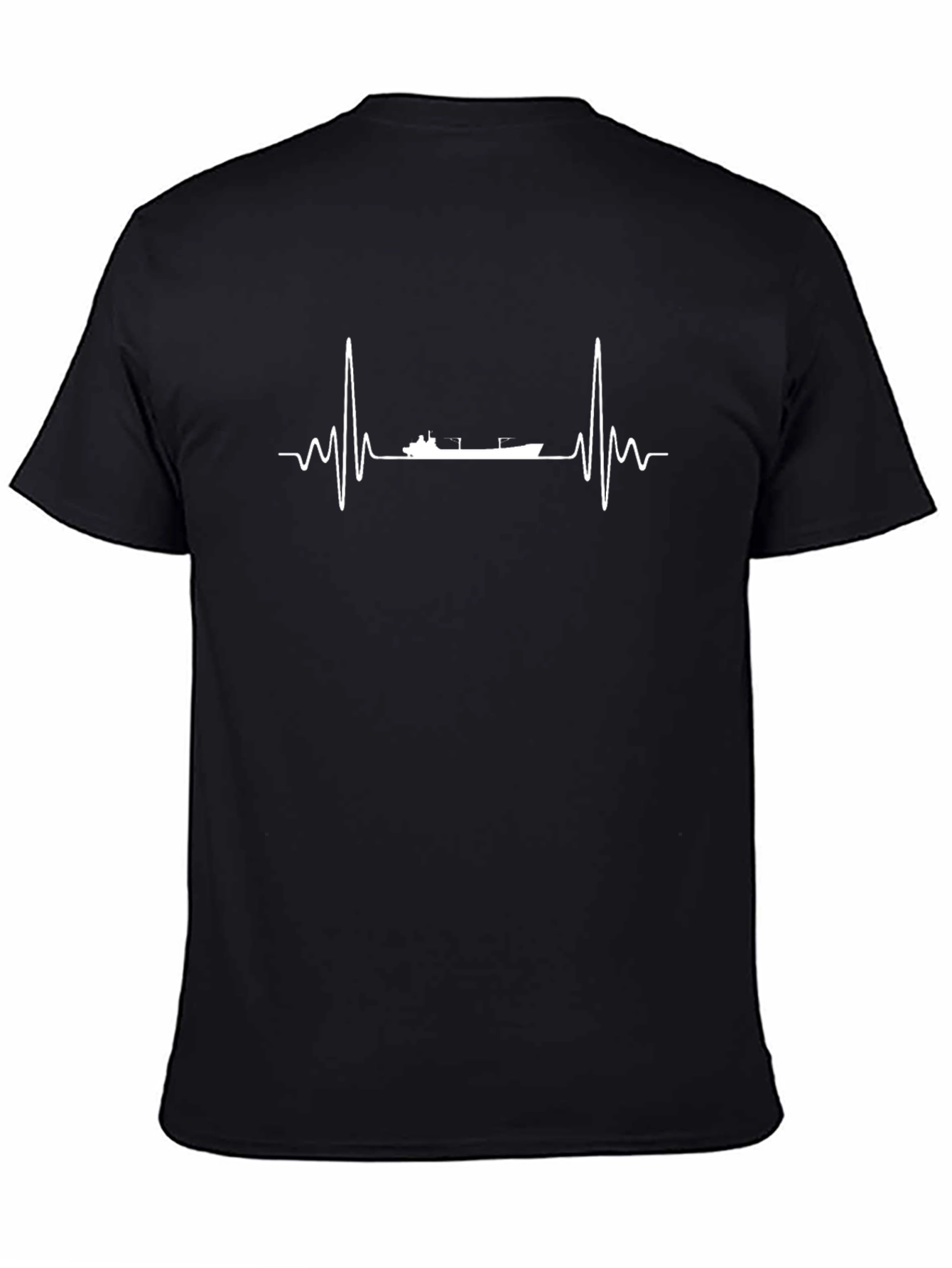 Heartbeat Ship T-Shirt - Nautical Love