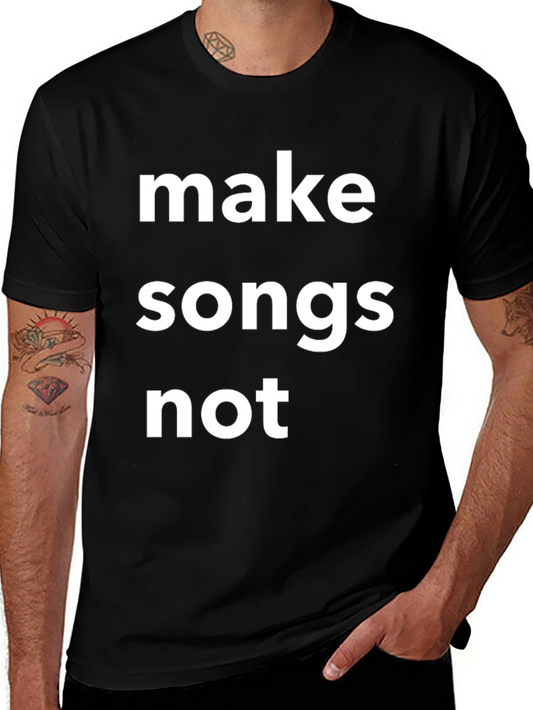 Make Songs Not War Graphic T-Shirt