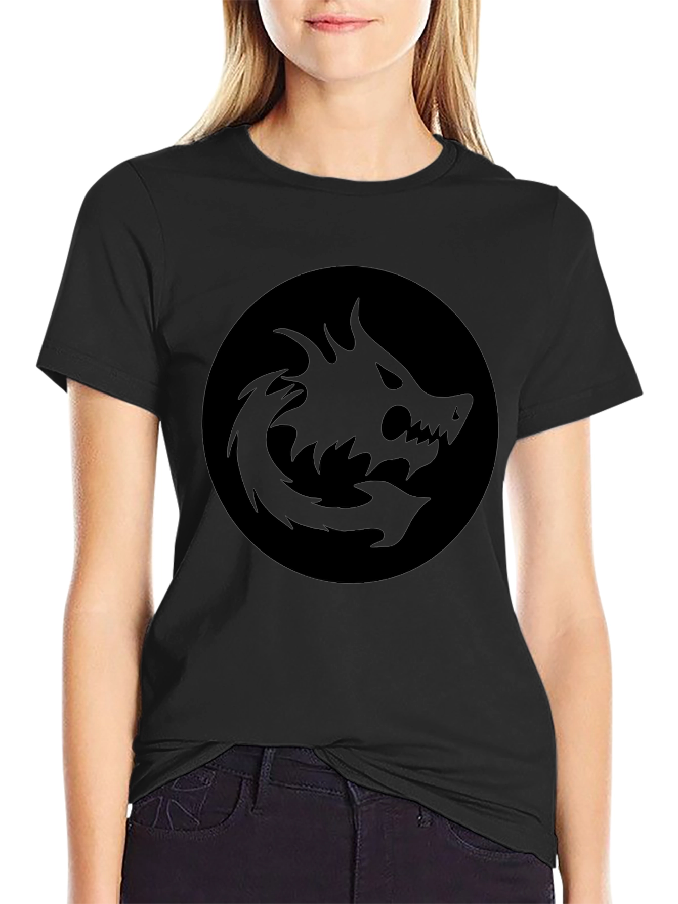 Dragon Emblem Black T-Shirt