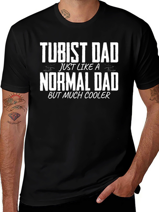 Tubist Dad Funny Graphic Tee Shirt