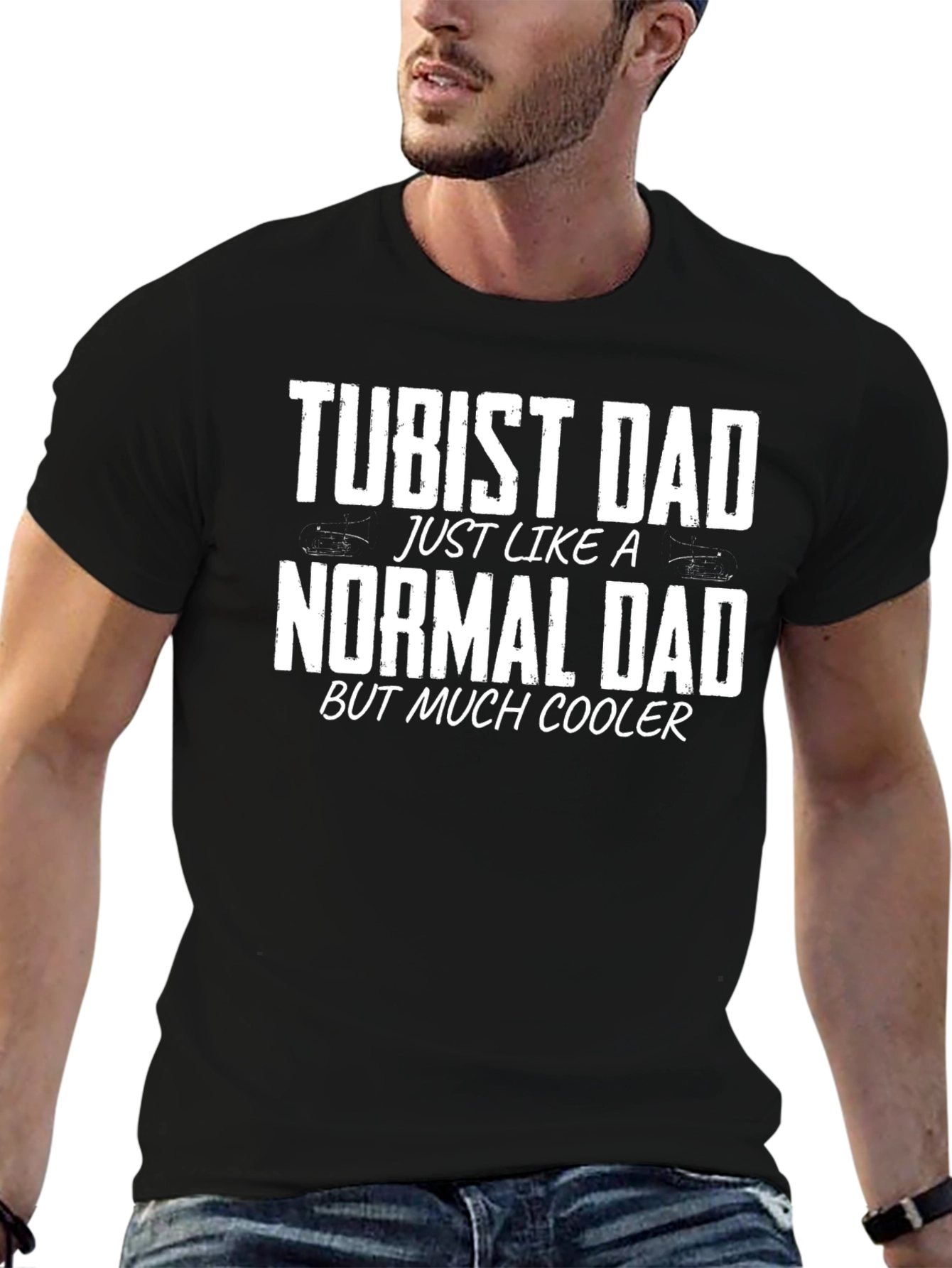 Tubist Dad Funny Graphic Tee Shirt