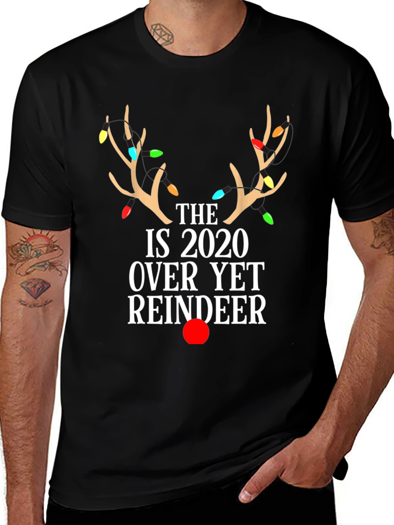 Funny 2020 Reindeer Christmas T-Shirt