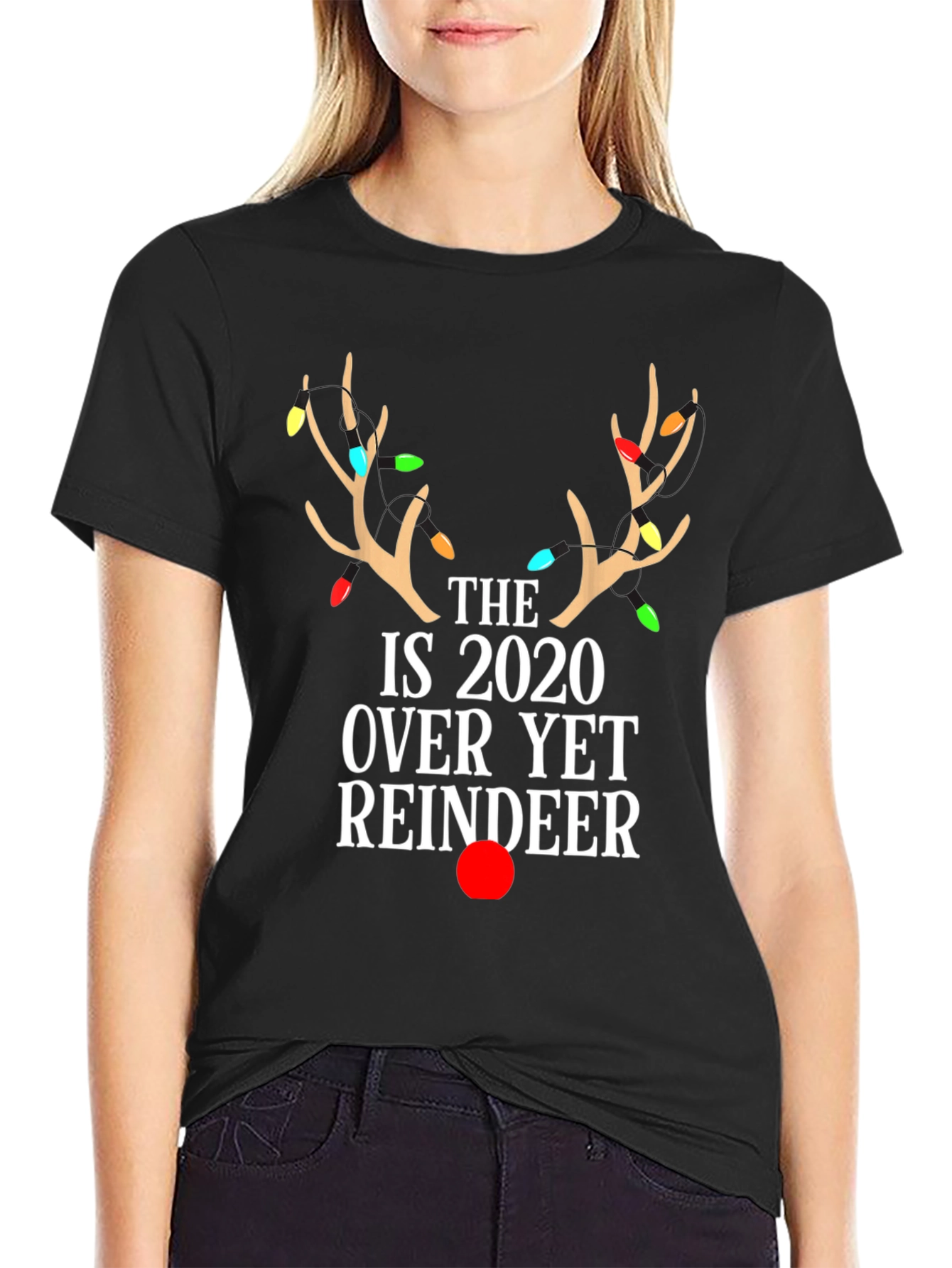 Funny 2020 Reindeer Christmas T-Shirt