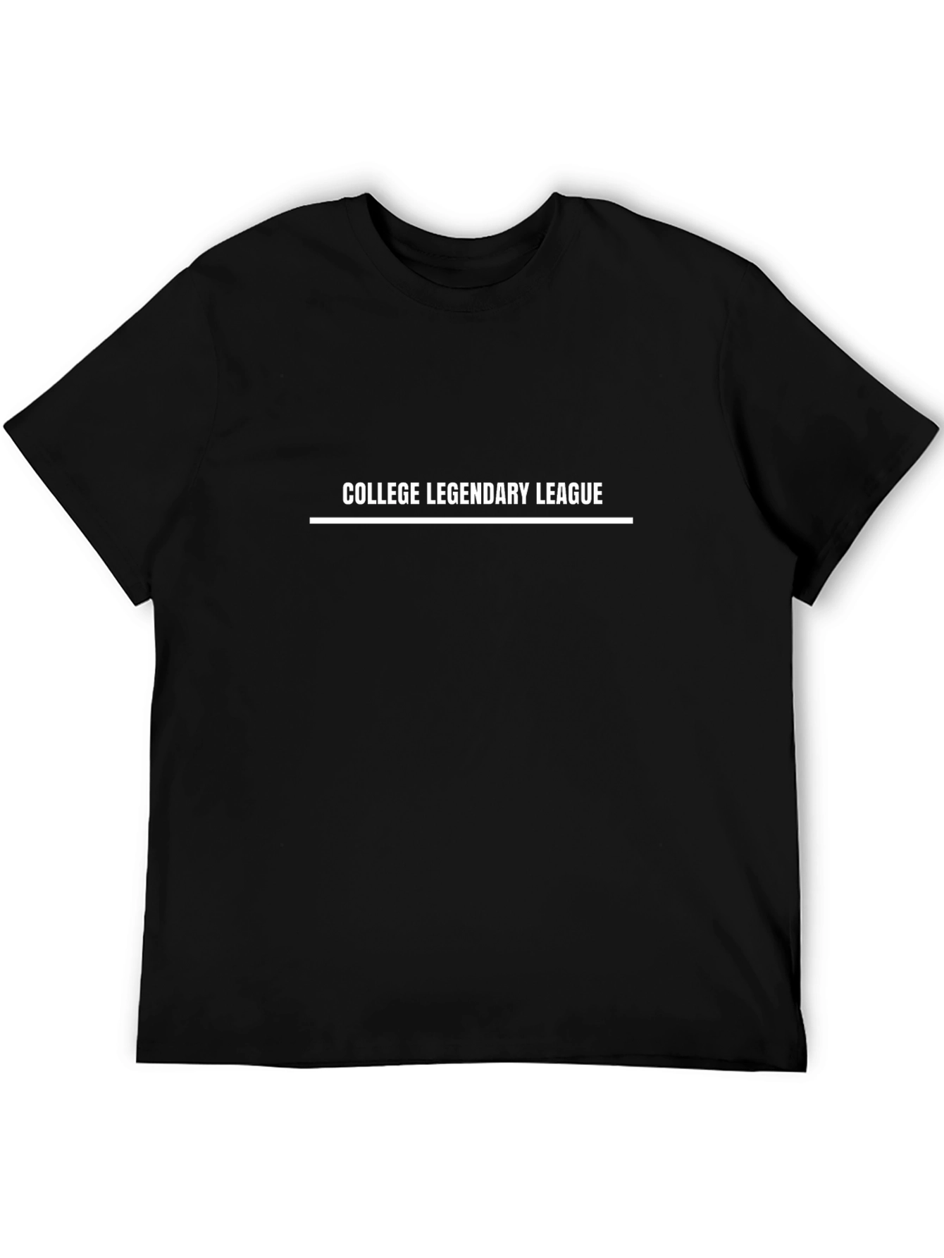 College Legendary League Black Tee