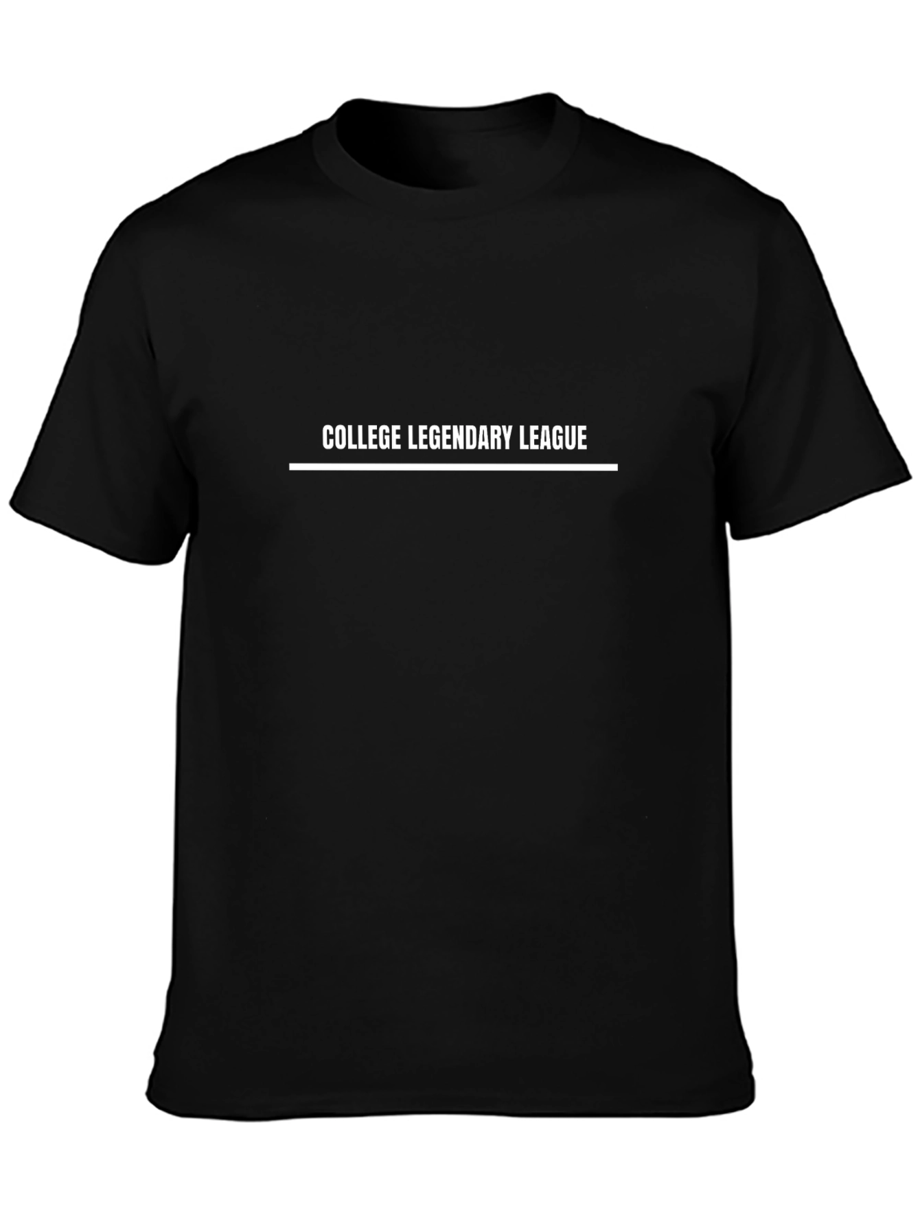College Legendary League Black Tee