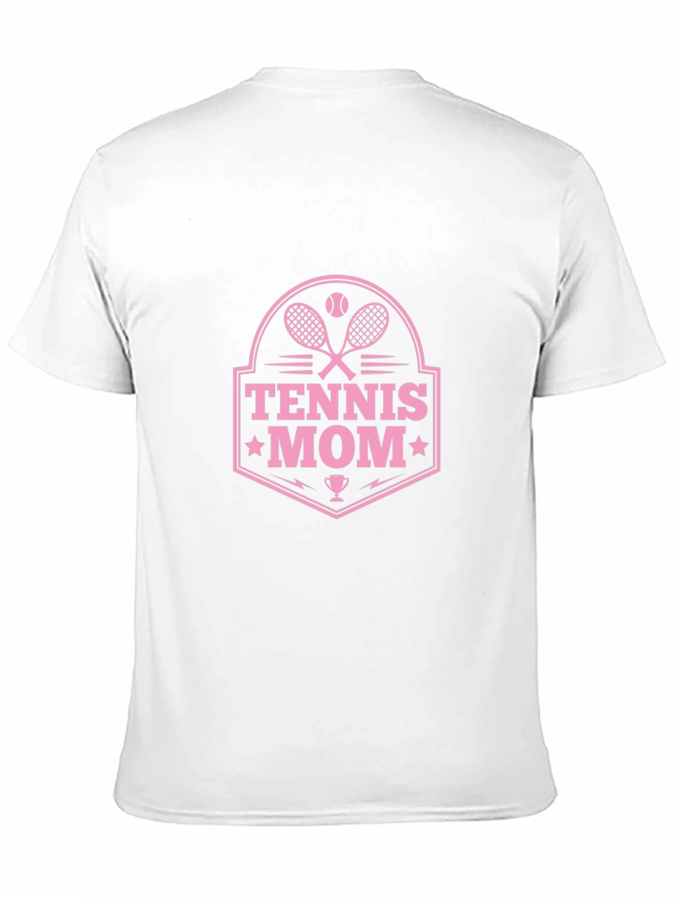 Tennis Mom Graphic Tee - Black Cotton T-Shirt